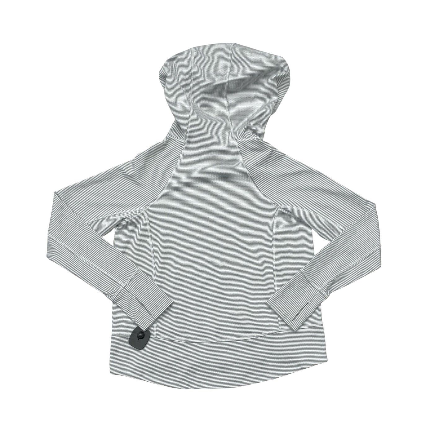 Athletic Top Ls Hoodie By Athleta In Grey, Size:S
