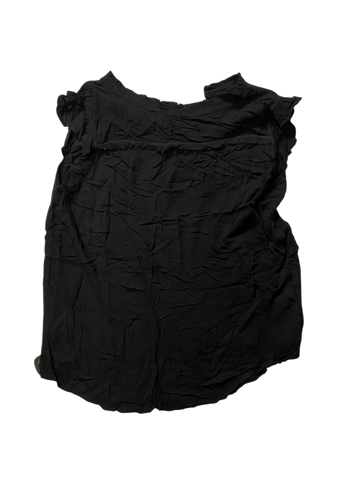 Top Sleeveless By Kori America In Black, Size:1X