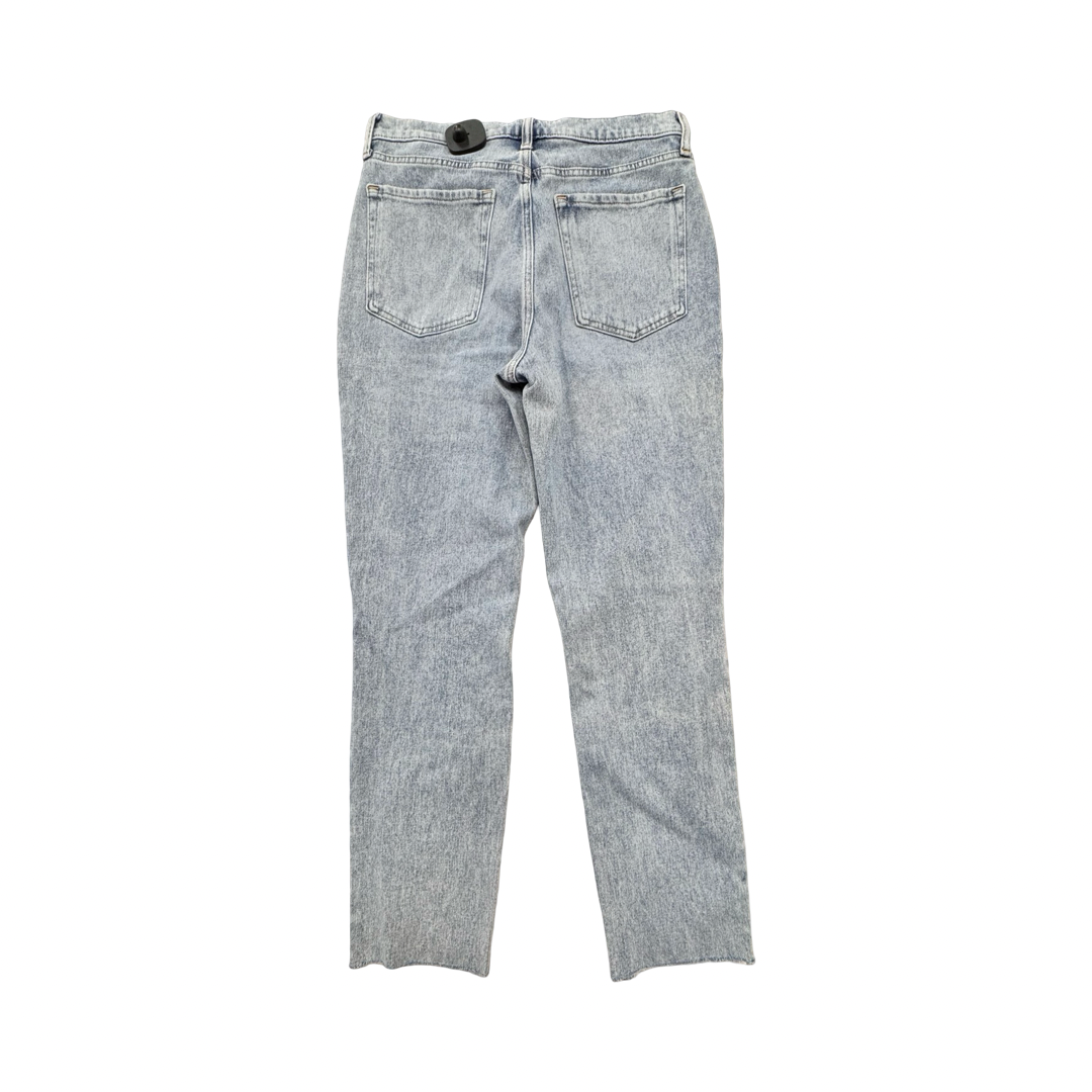 Jeans Straight By Banana Republic In Blue Denim, Size:10