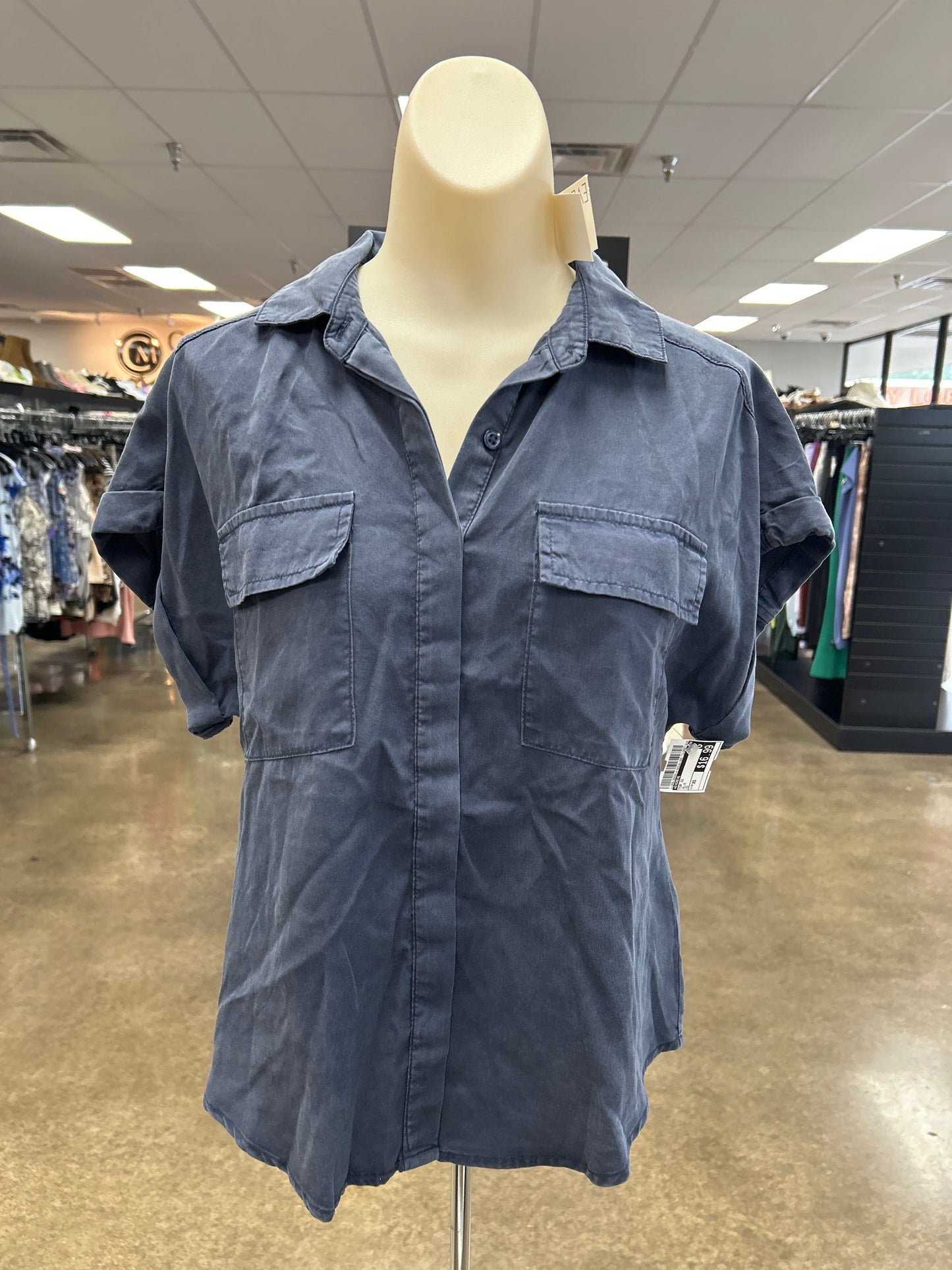 Top Ss By Evereve In Blue, Size:Xs