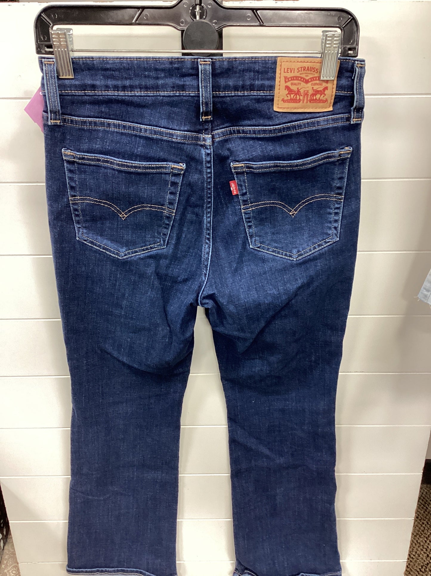 Jeans Flared By Levis In Blue Denim, Size:6