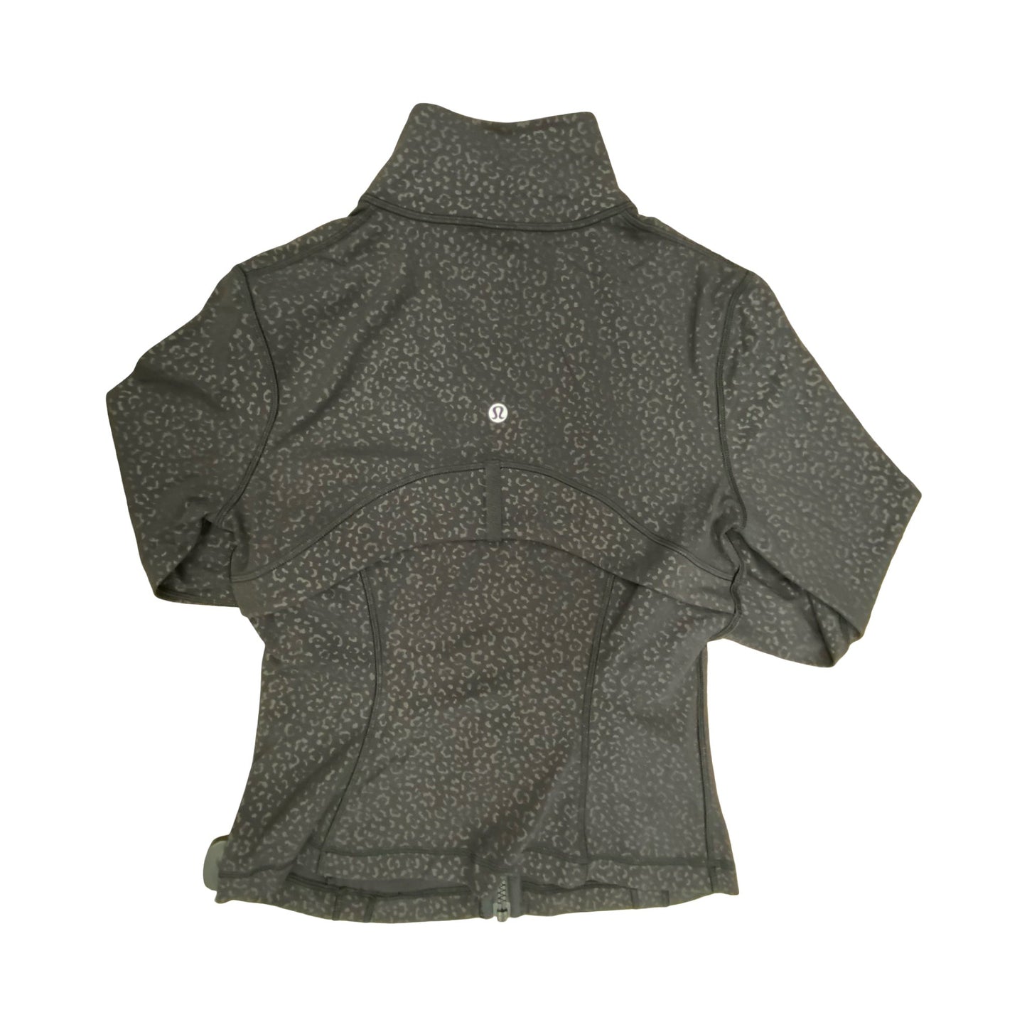 Athletic Jacket By Lululemon In Black, Size:6