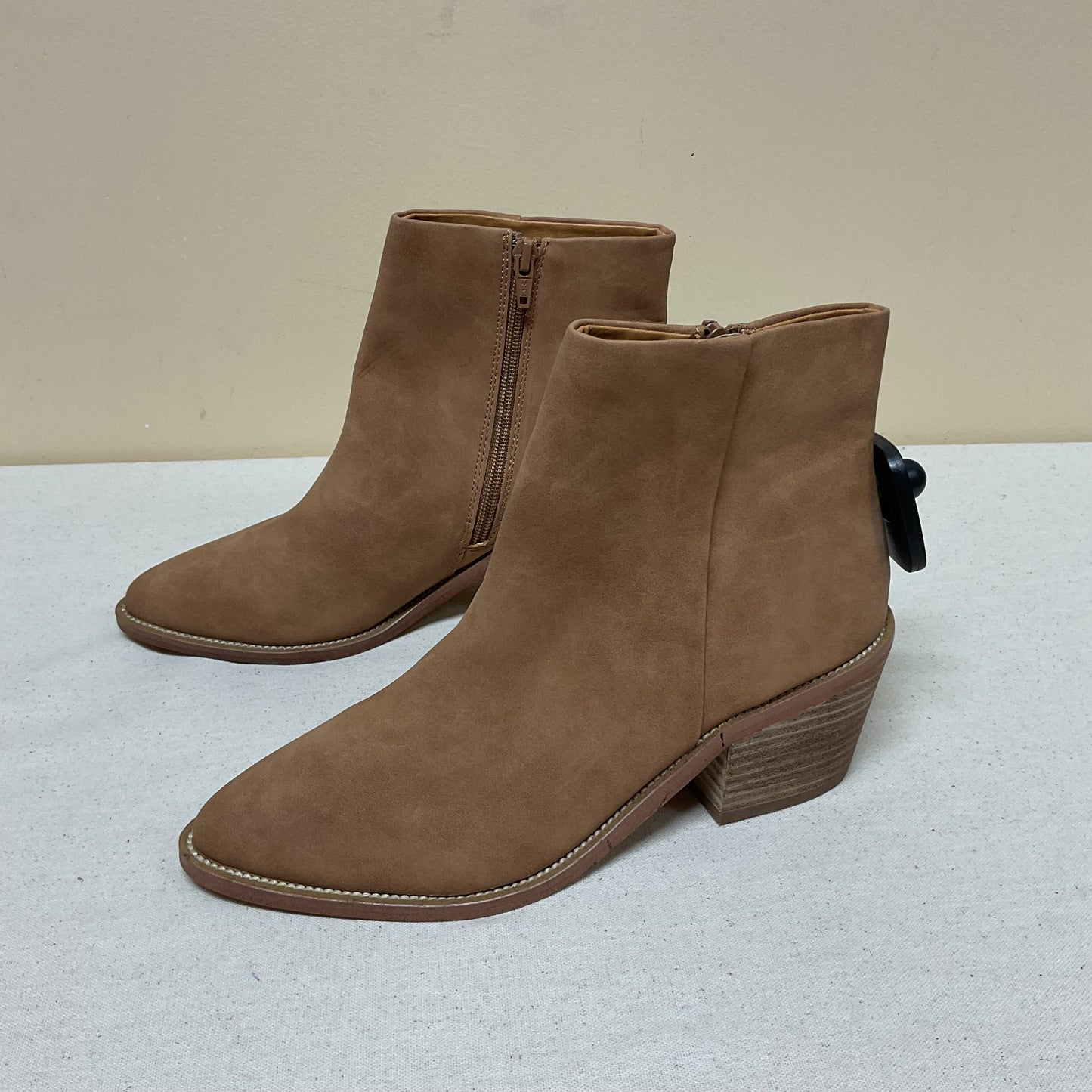 Boots Ankle Flats By Report In Brown, Size:7.5