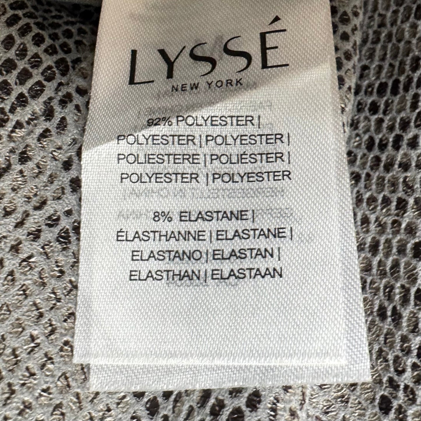 Jacket Moto By Lysse In Snakeskin Print, Size: M