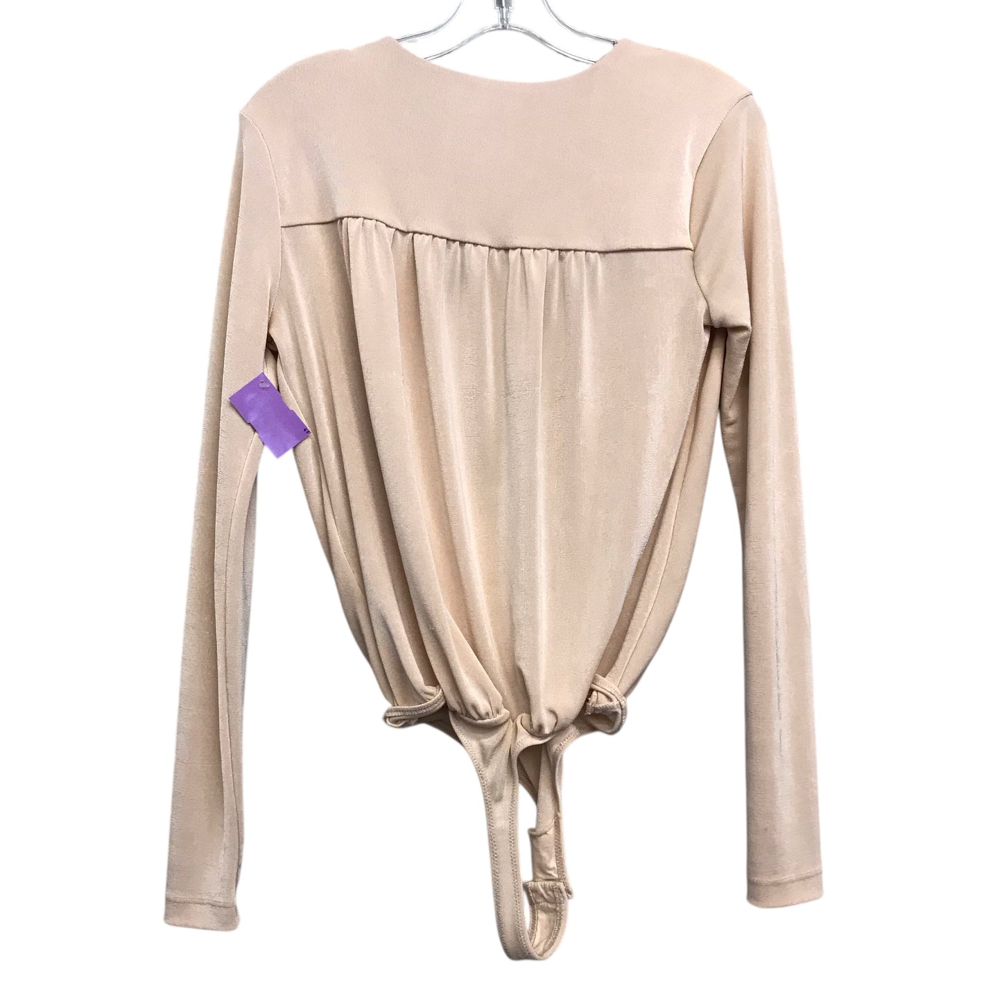 Bodysuit By Free People In Peach, Size:S