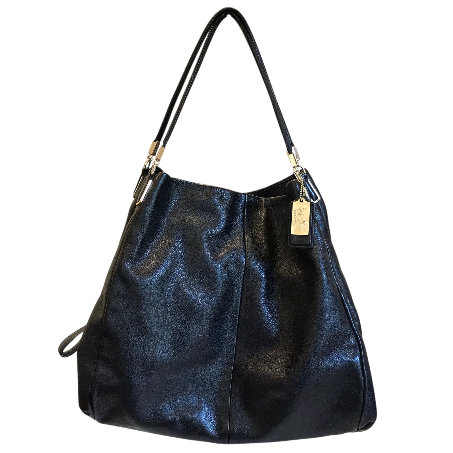 Handbag Designer By Coach In Black, Size:Large