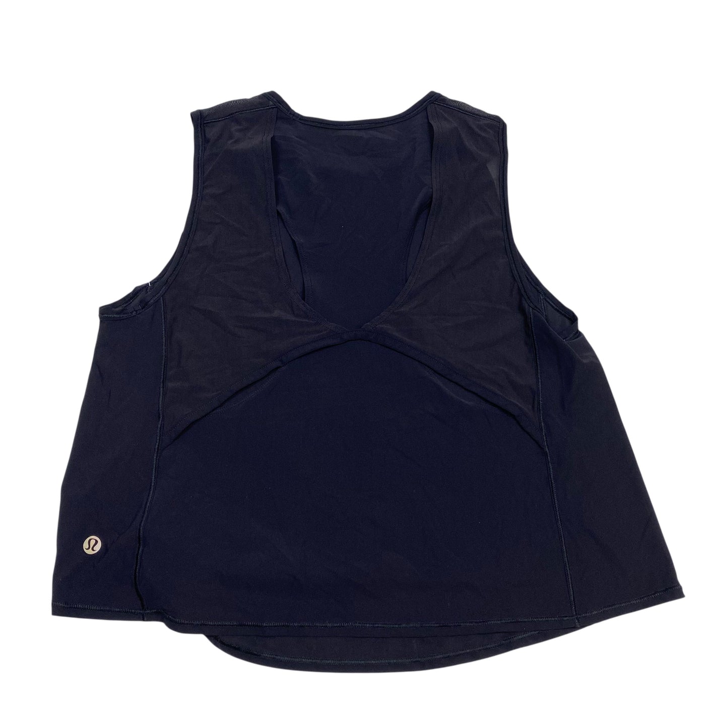 Athletic Tank Top Designer By Lululemon In Navy, Size:S