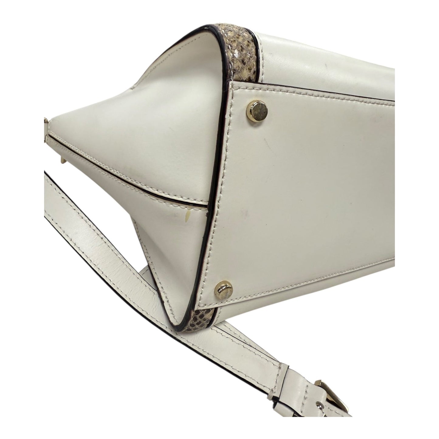 Handbag Designer By Kate Spade In Cream, Size:Medium