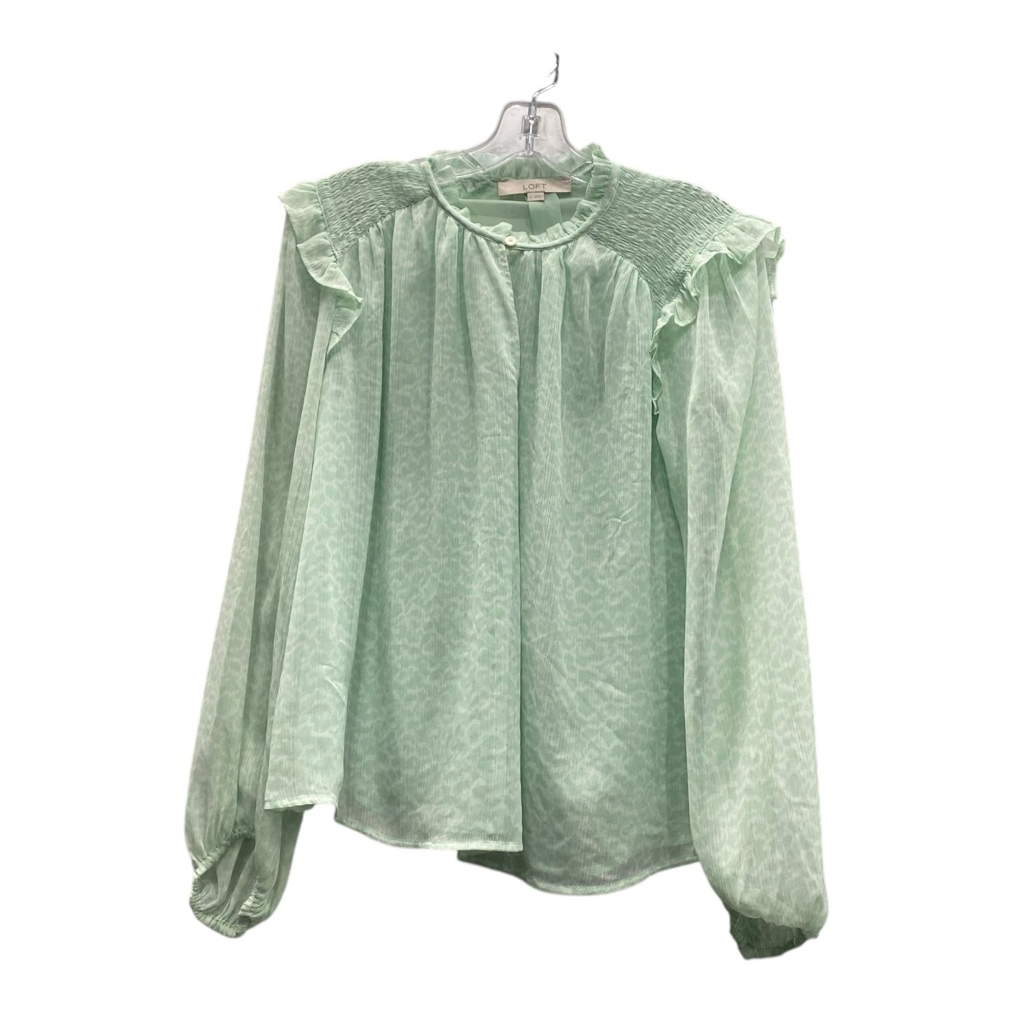 Top Ls By Loft In Green, Size:M