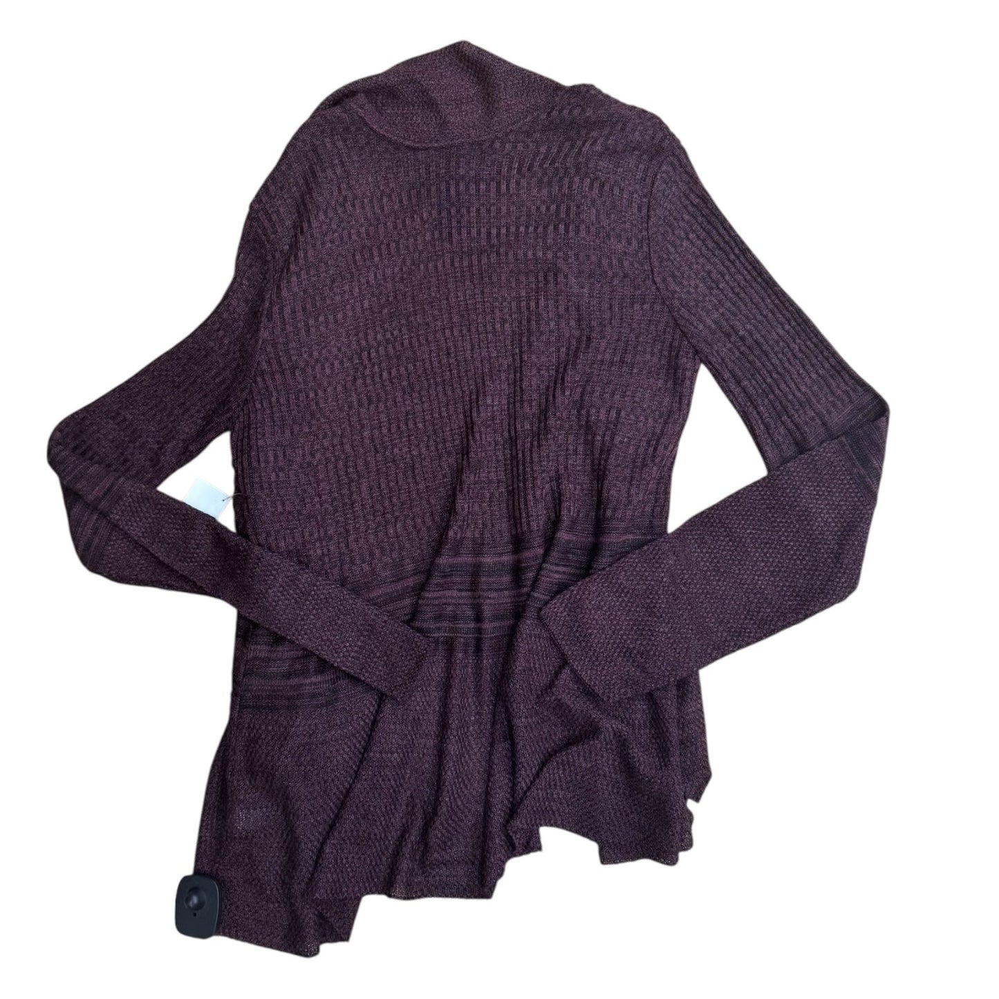 Sweater Cardigan By Apt 9 In Maroon, Size:Mp