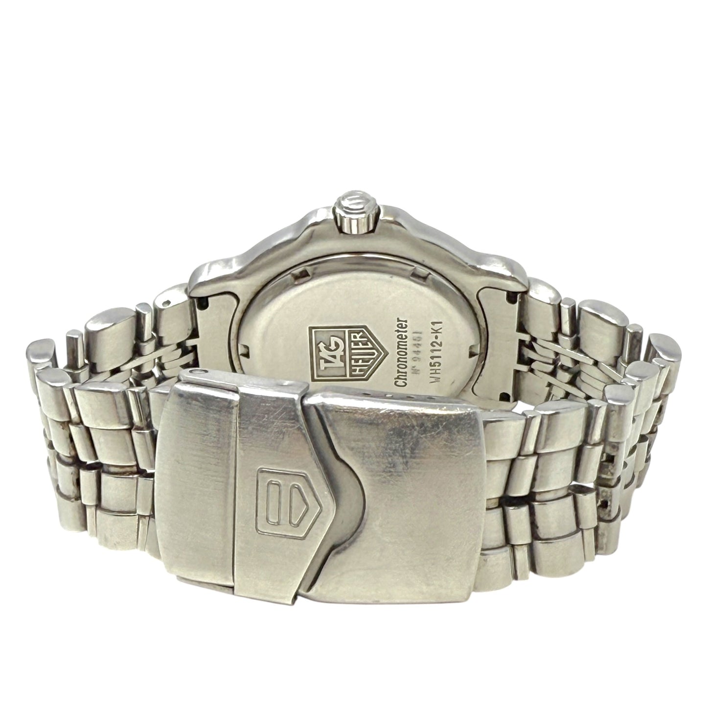 Professional 6000 Quartz Chronometer Stainless Steel Midsize Men's Watch WH5112.BA0675 With Pearlescent Gray Face Designer By Tag Heuer