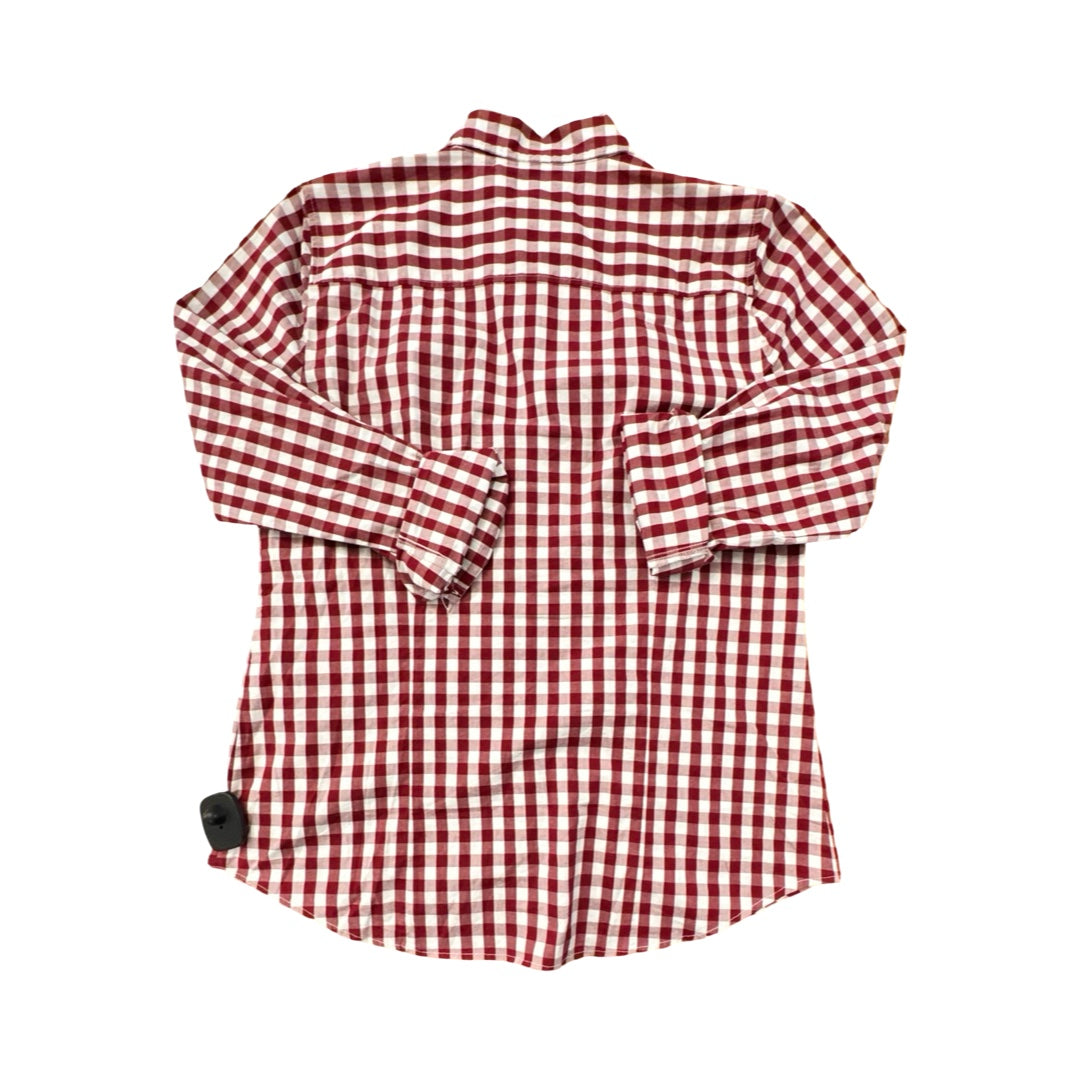Top Ls By J. Crew In Checkered Pattern, Size:M