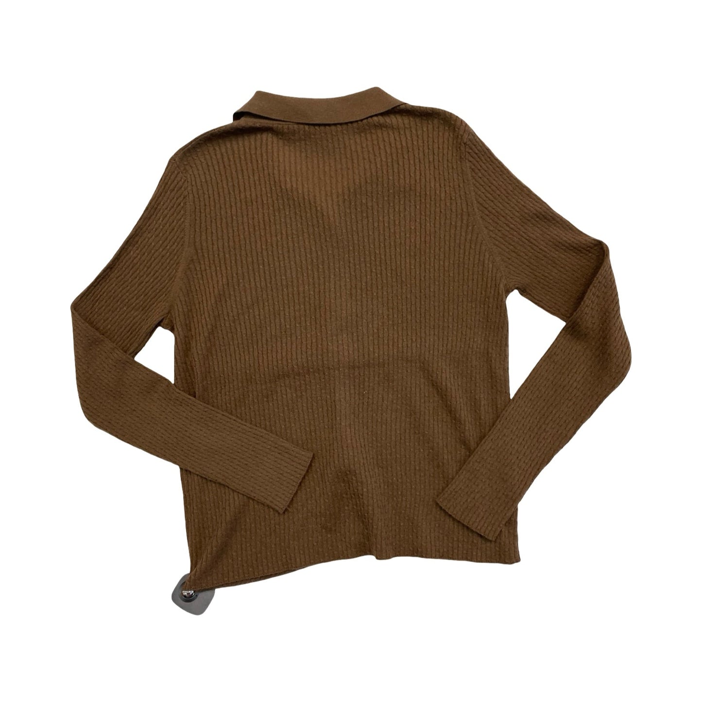 Sweater Cardigan By Cmc In Brown, Size:L