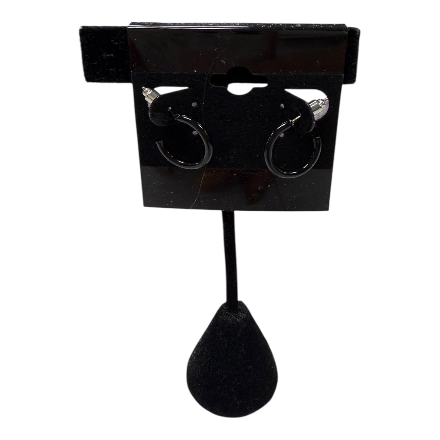 Earrings Hoop In Black