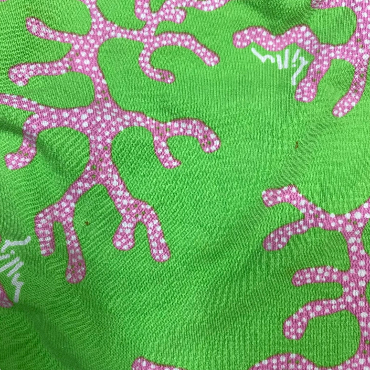 Dress Designer By Lilly Pulitzer In Green & Pink, Size:L