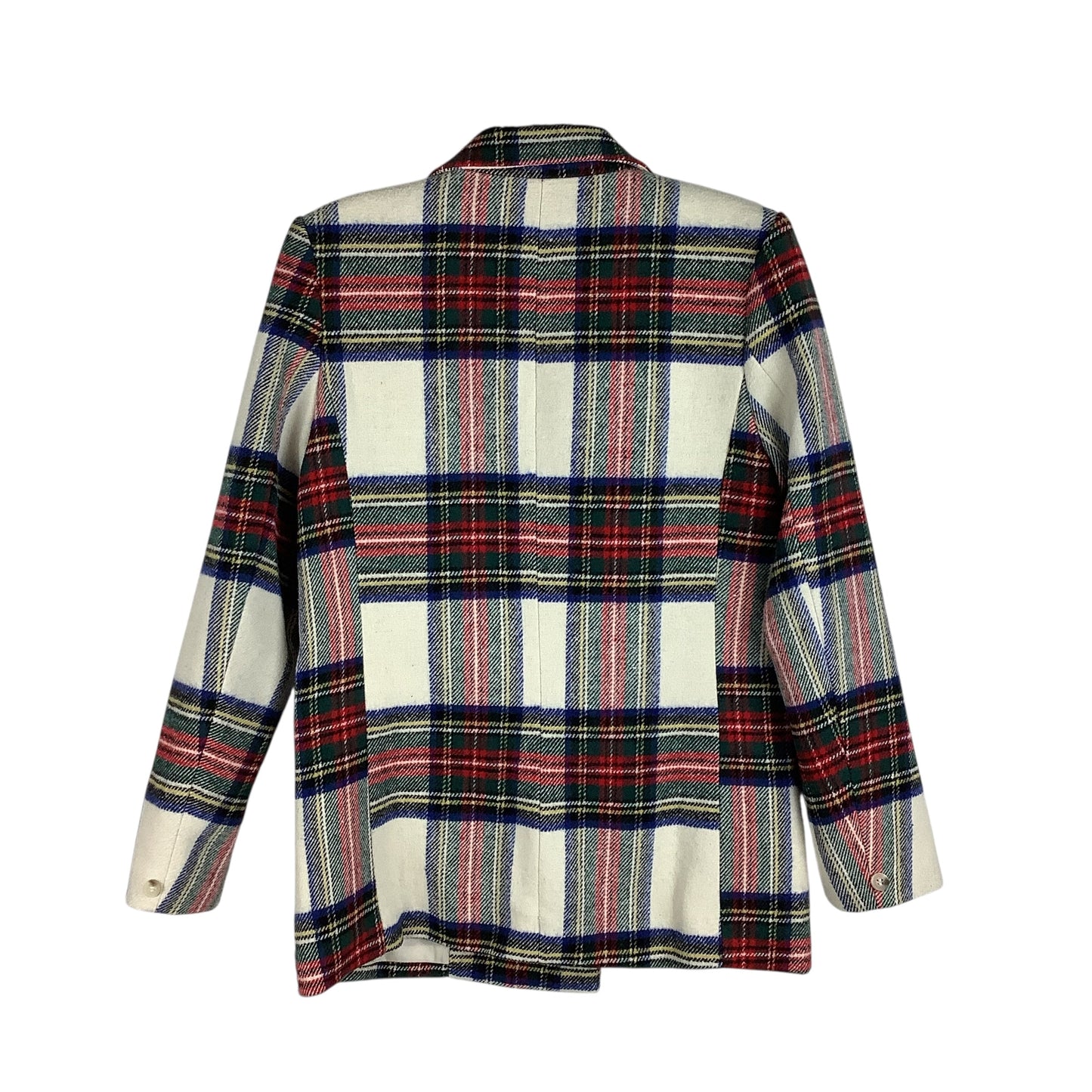 Blazer By Vestique In Plaid Pattern, Size: S