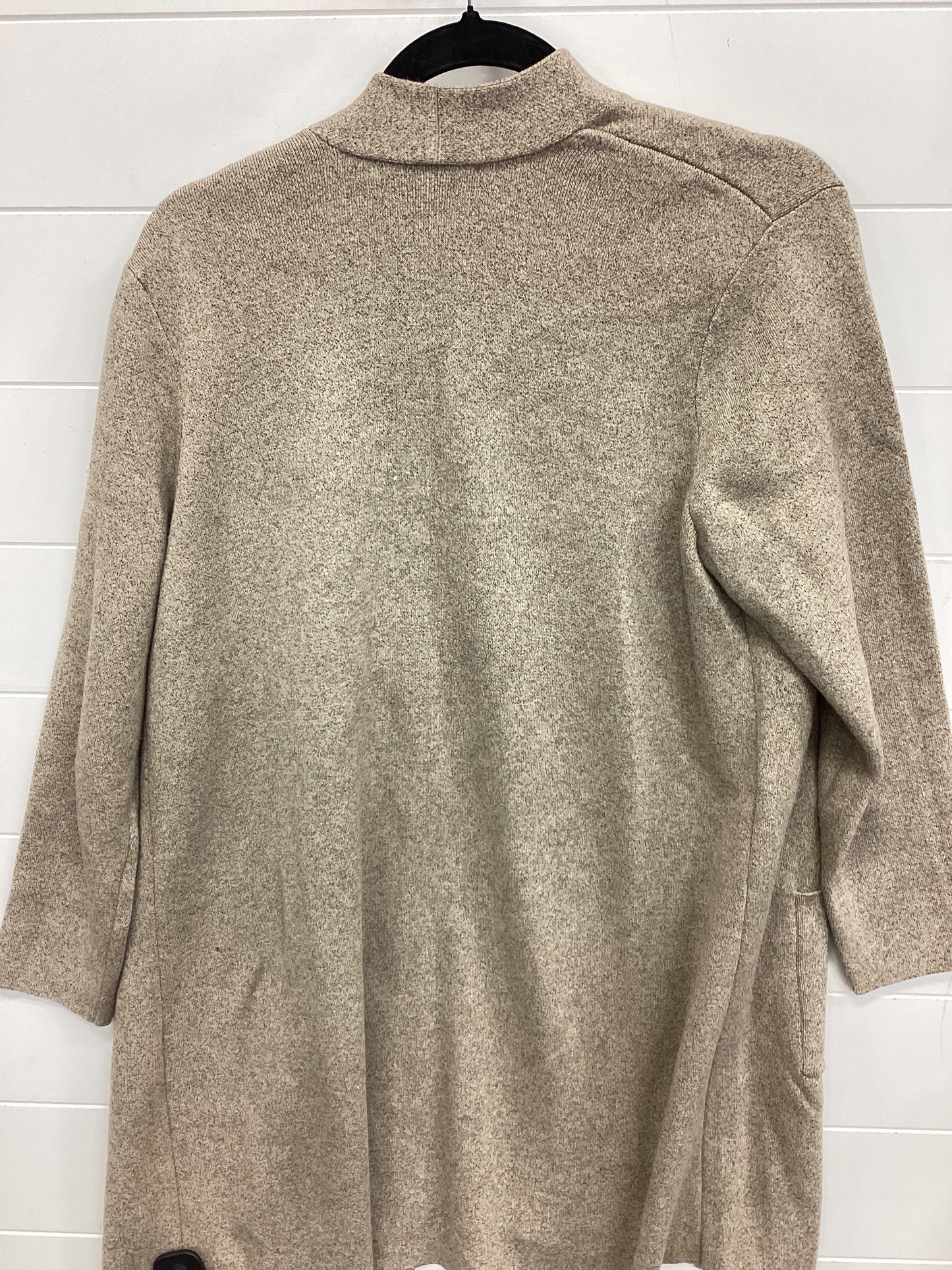 Sweater Cardigan By J. Jill In Tan, Size:Mp