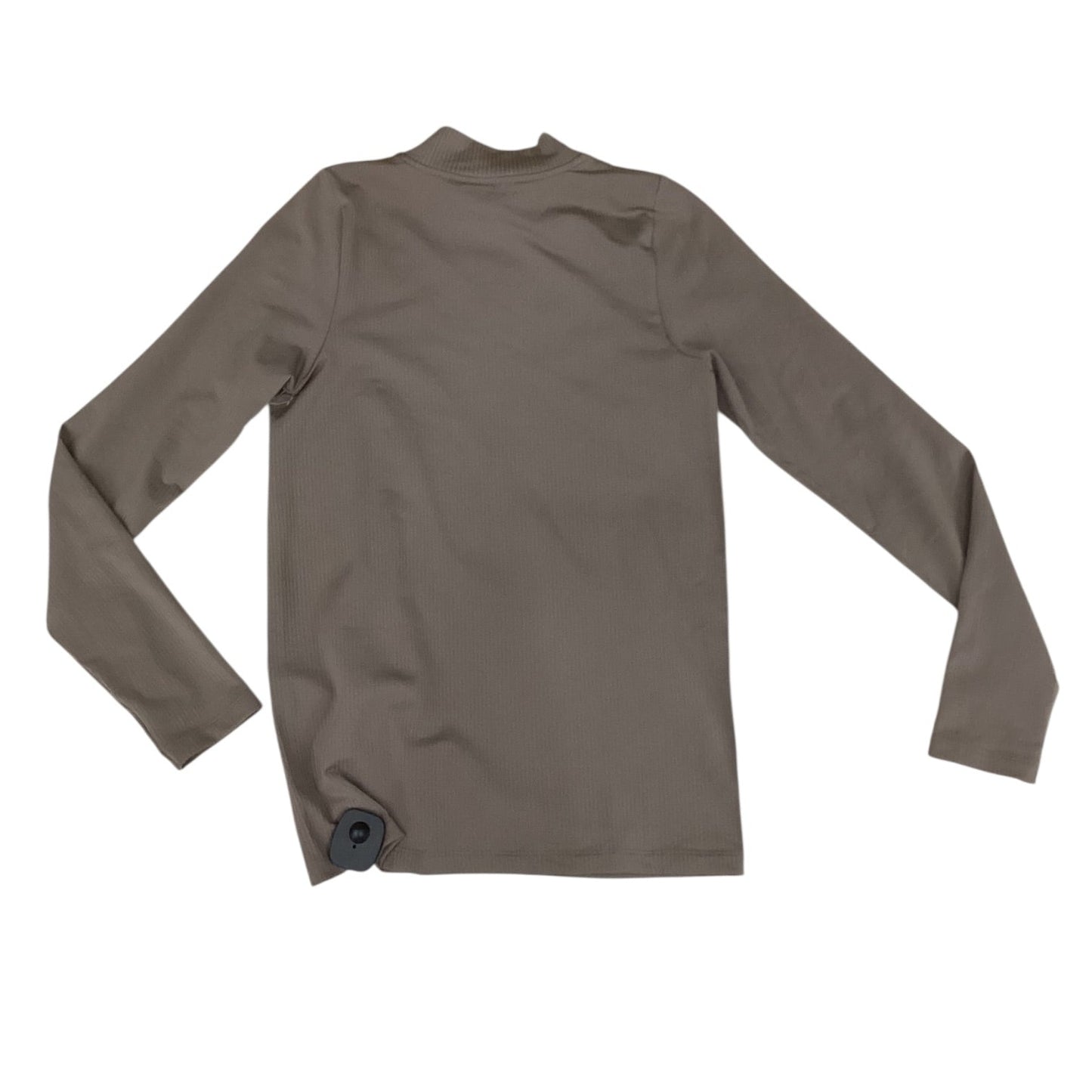 Athletic Top Ls Collar By Athleta In Brown, Size:M