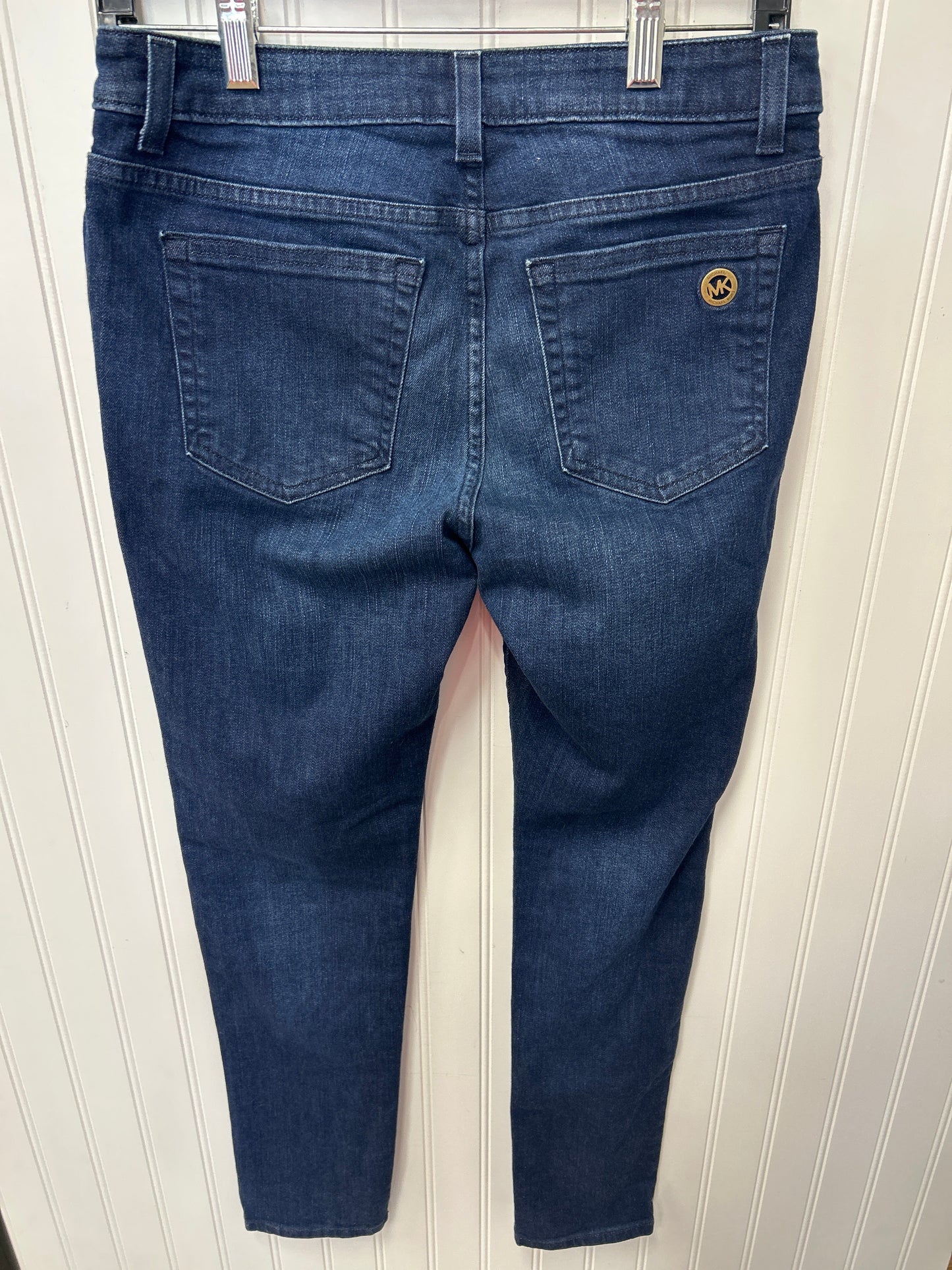 Jeans Skinny By Michael By Michael Kors In Blue Denim, Size:2
