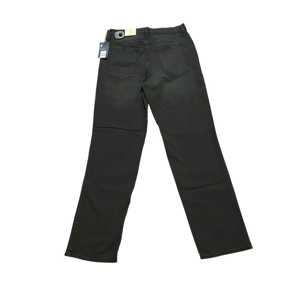 Jeans Wide Leg By Universal Thread In Black Denim, Size:10