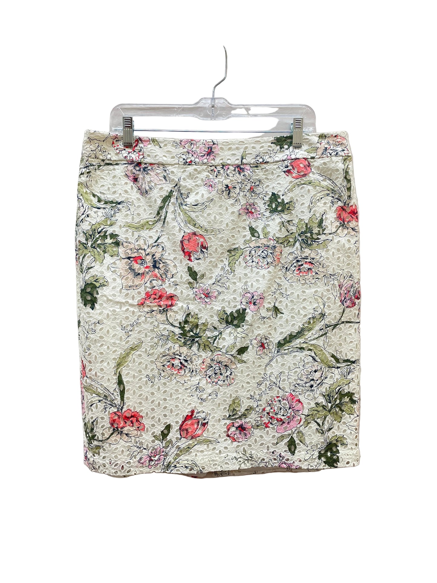Skirt Mini & Short By Ann Taylor In Floral Print, Size:14