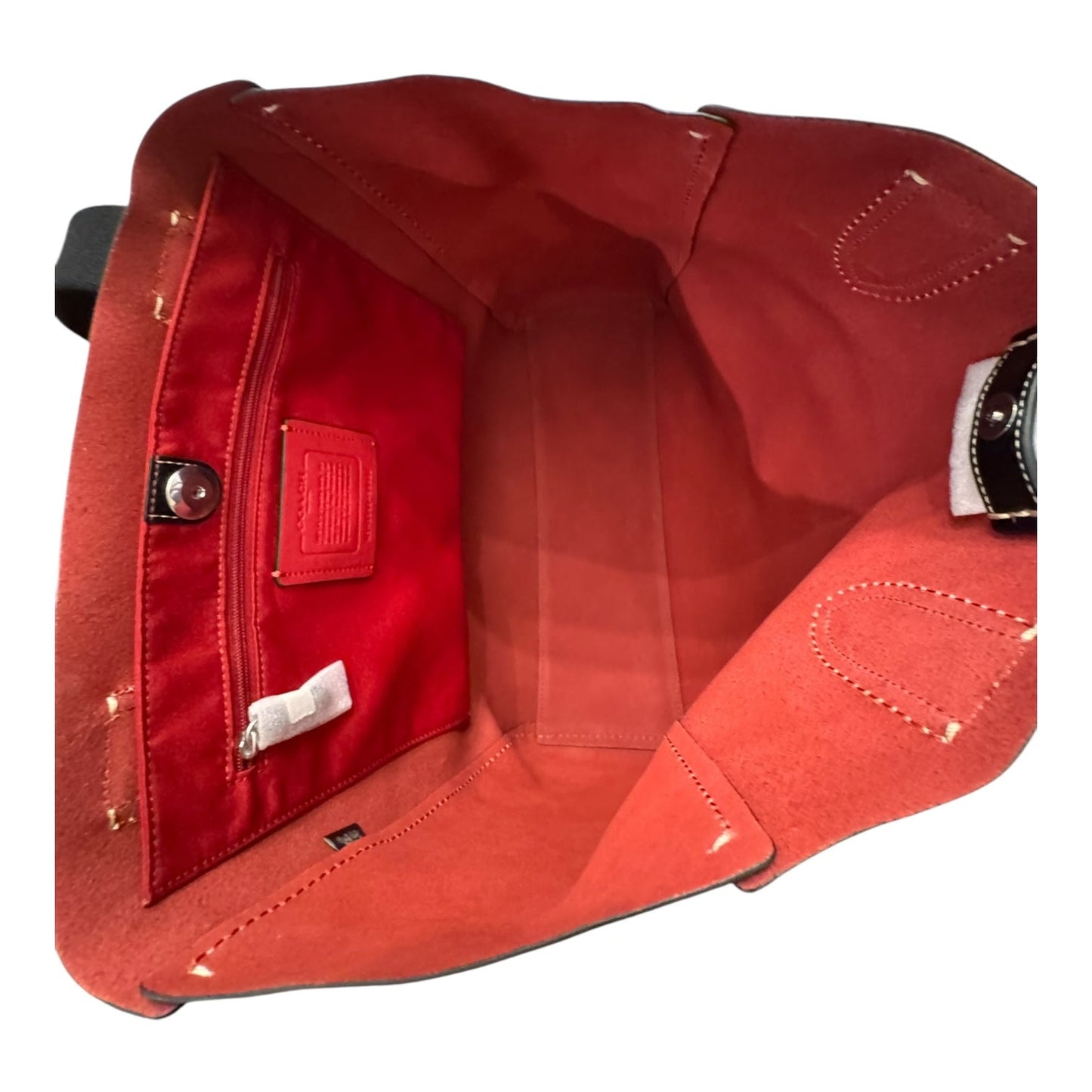 Handbag Designer By Coach In Black, Size:Medium