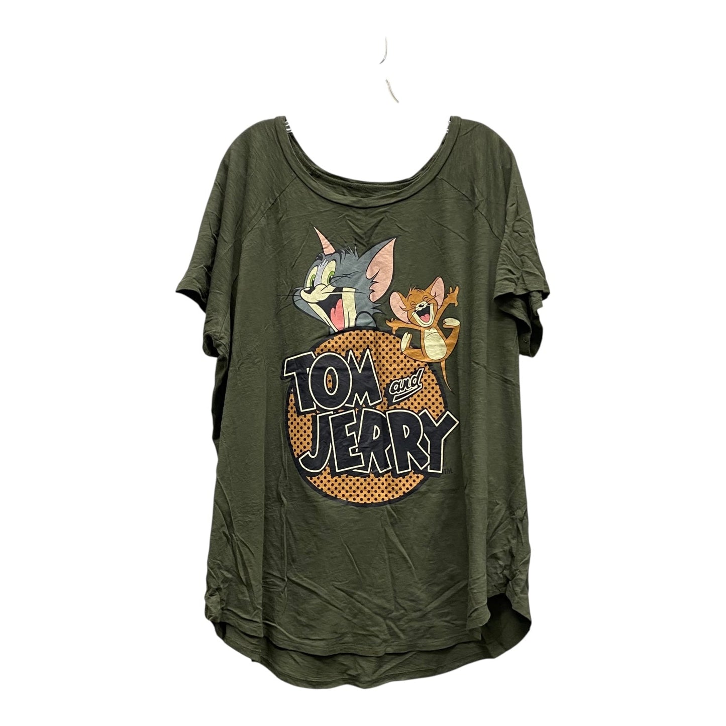 Top Ss Basic By Cme In Green, Size:4X