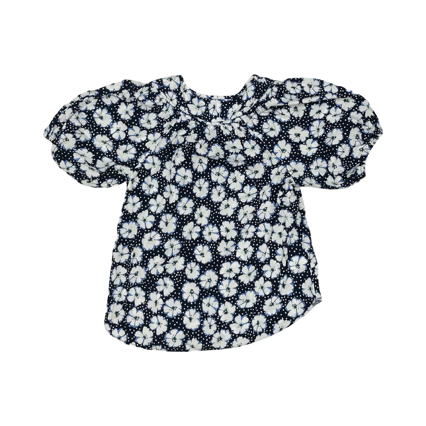Blouse Ss By Loft In Floral Print, Size:S