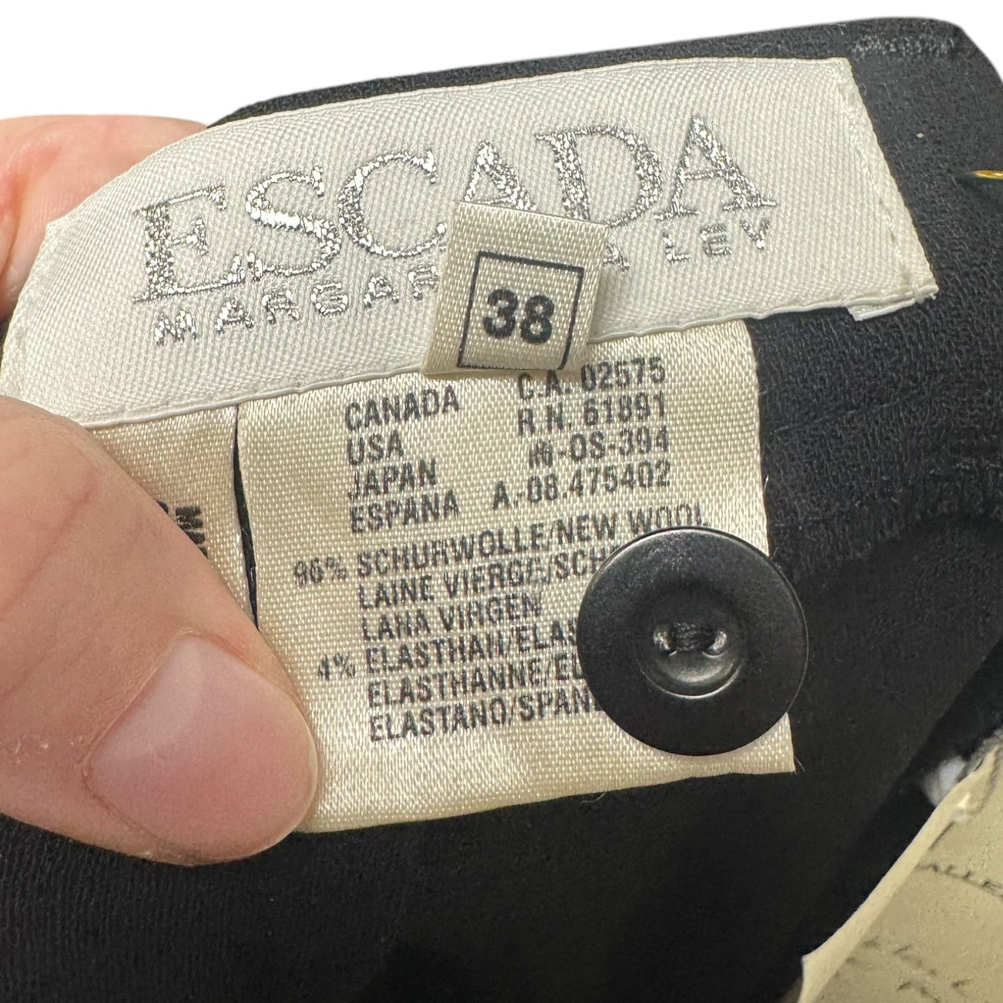 Pants Designer By Escada In Black, Size: 6