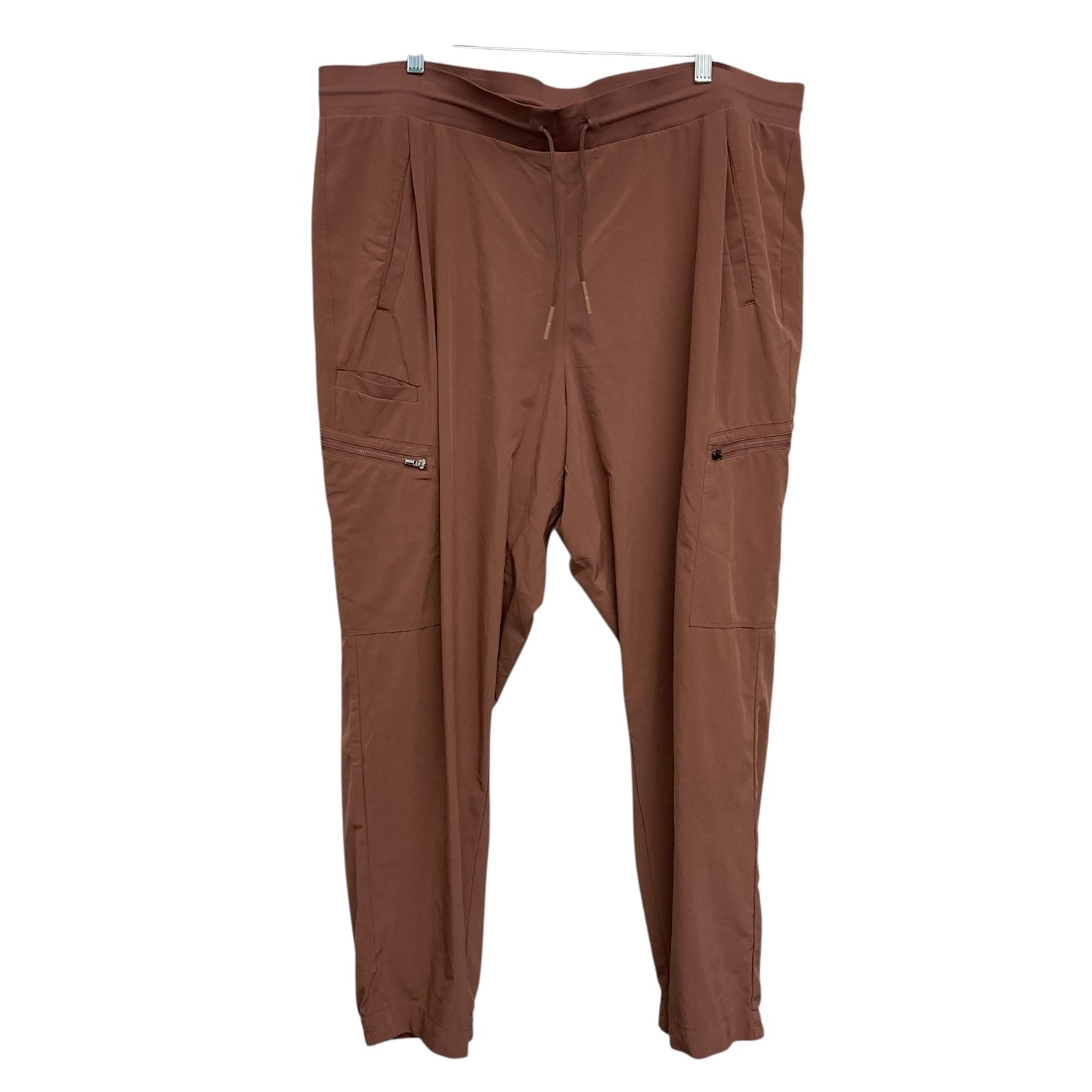 Athletic Pants By Athleta In Brown, Size:2X