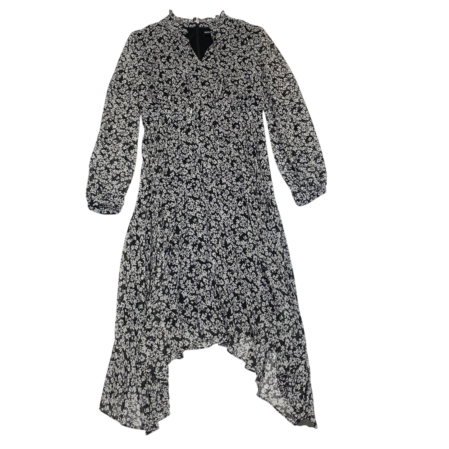 Dress Designer By Karl Lagerfeld In Black, Size:S