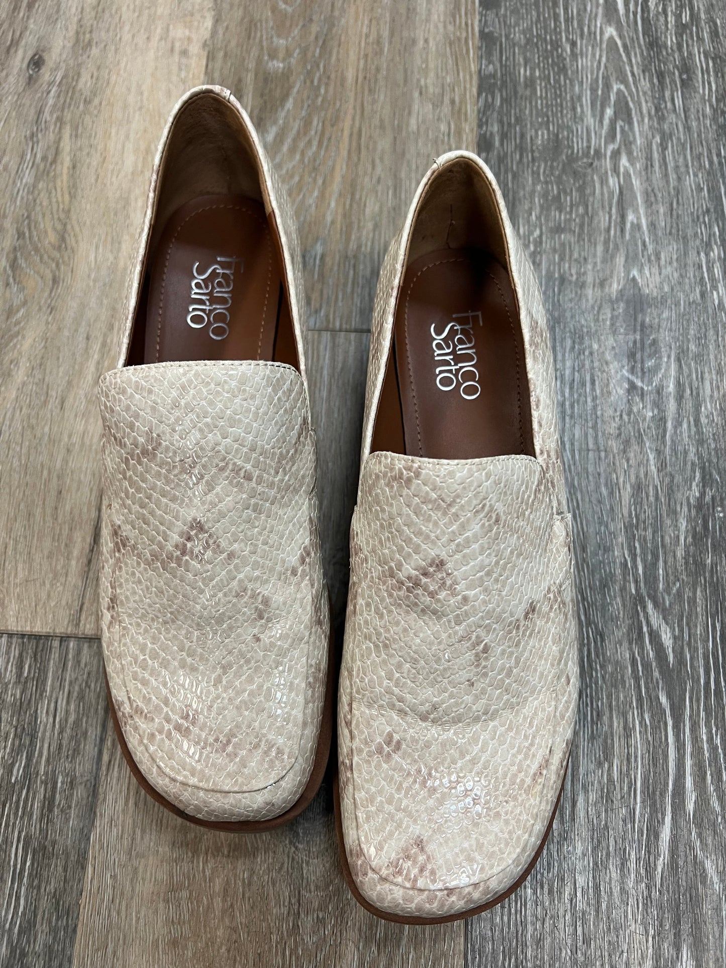 Shoes Flats By Franco Sarto In Cream, Size: 10