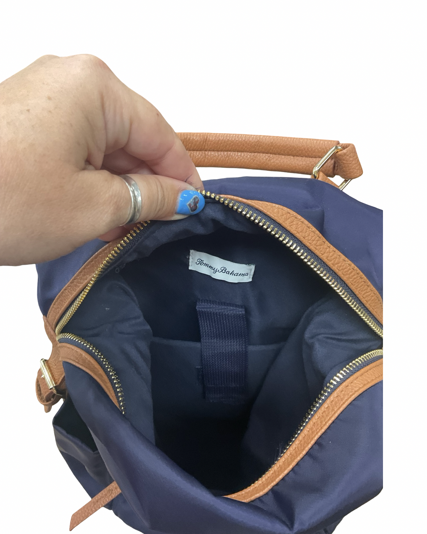 Backpack By Tommy Bahama In Navy, Size:Medium
