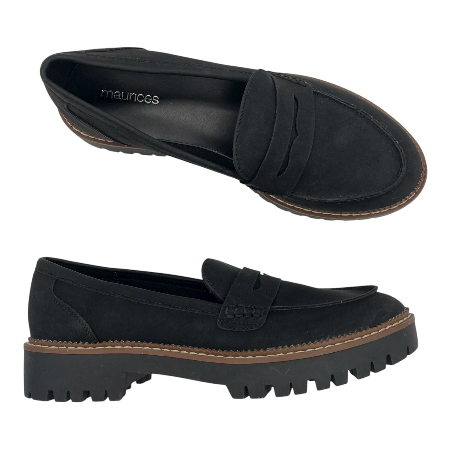 Shoes Flats By Maurices In Black, Size:9