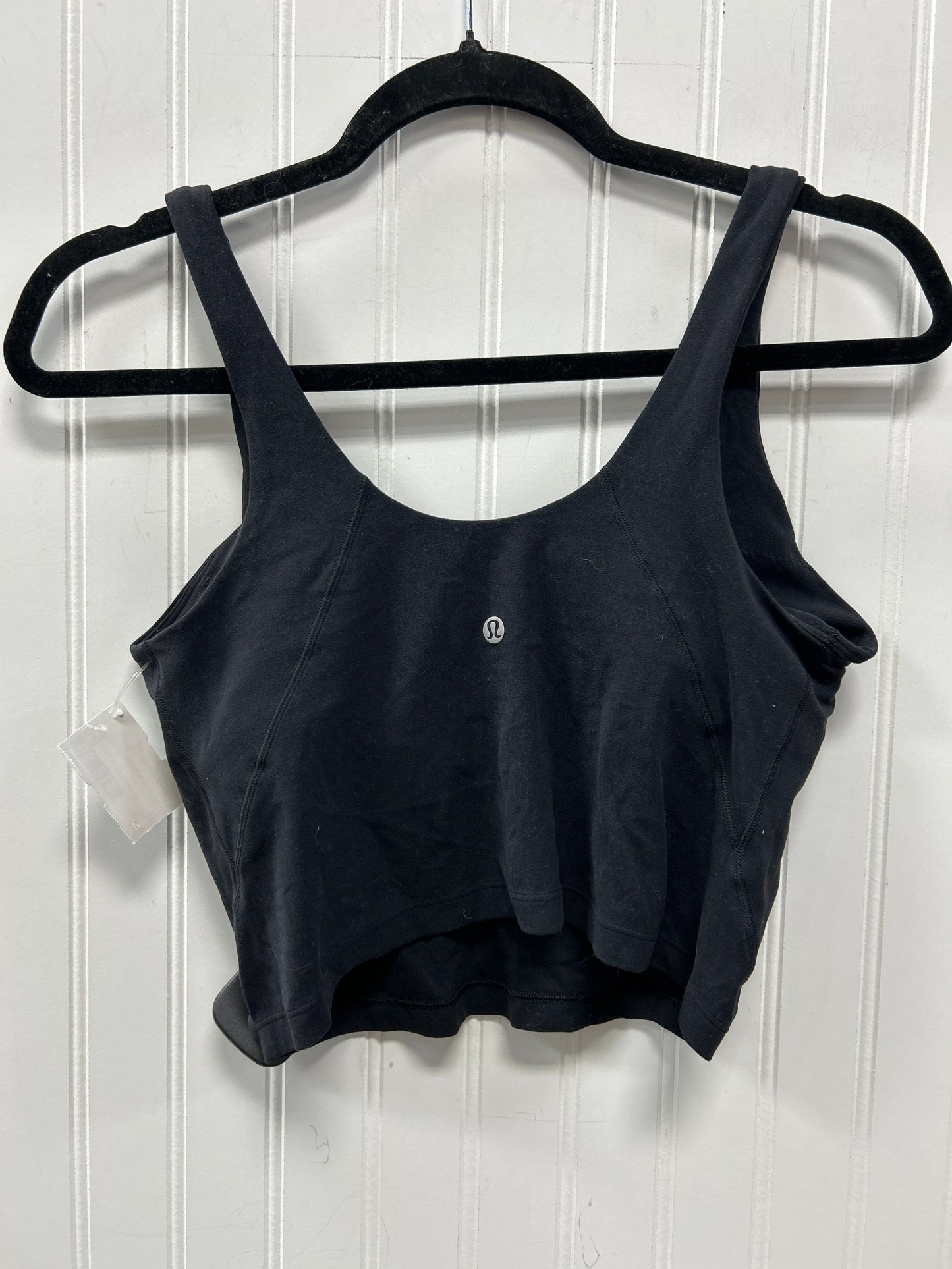 Athletic Tank Top By Lululemon In Black, Size:8