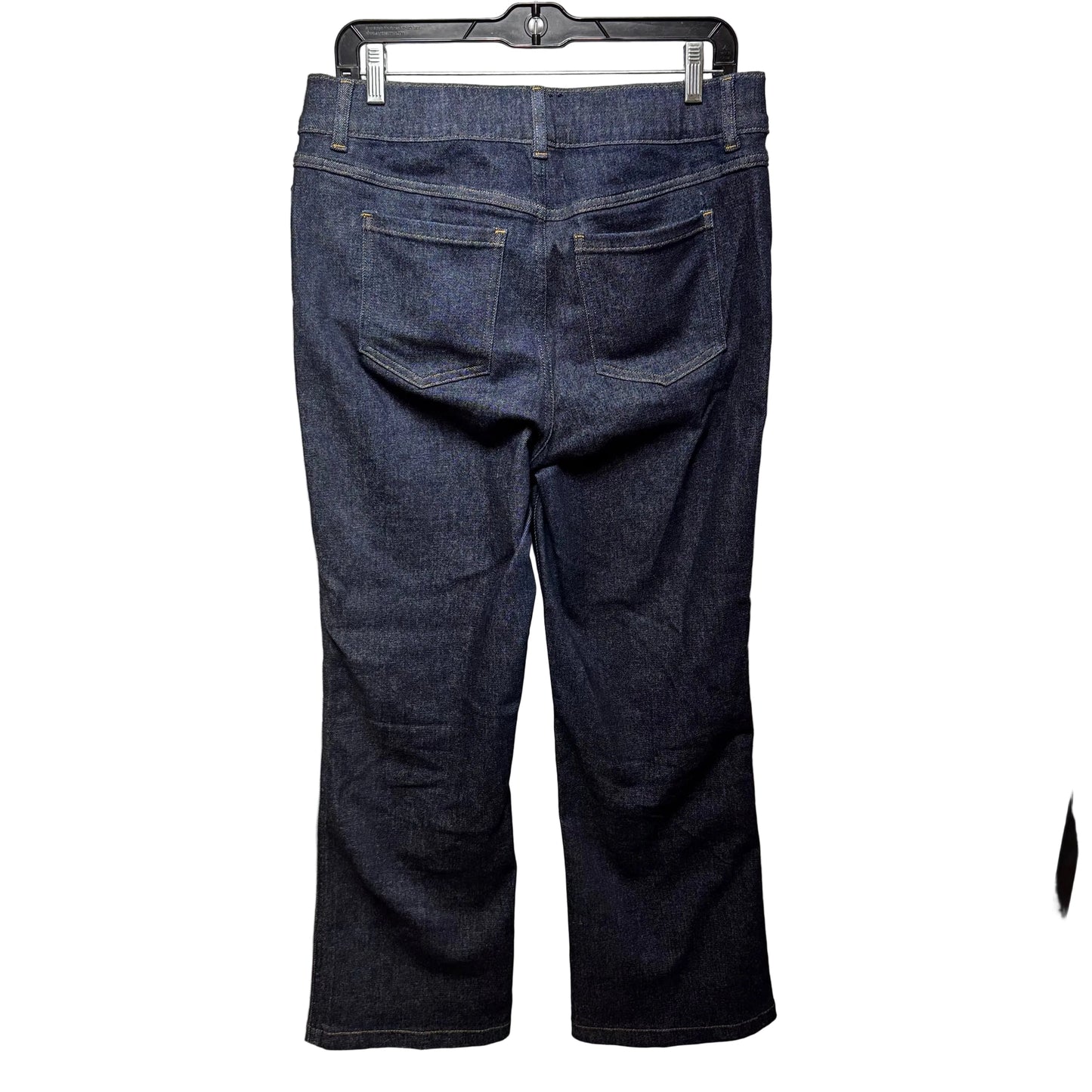 Jeans Straight By Spanx In Blue Denim, Size: L