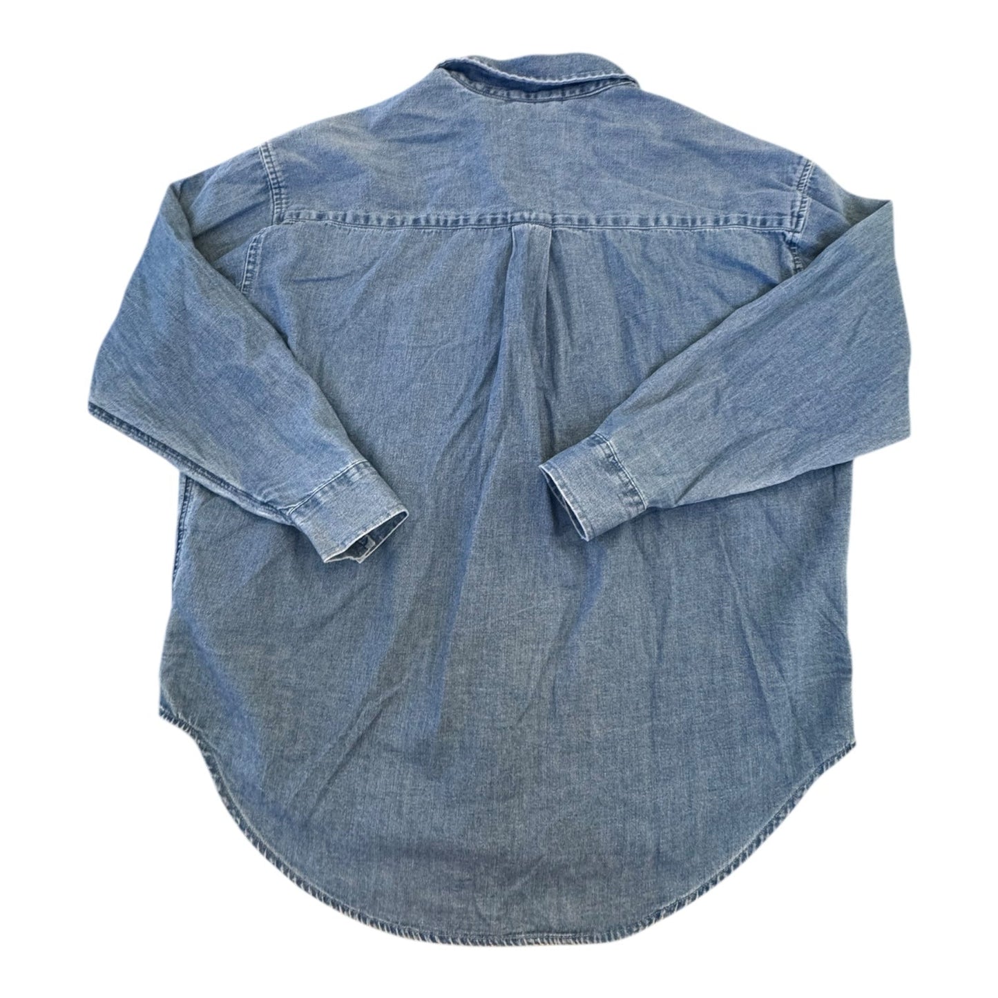 Top Ls By Aerie In Blue Denim, Size:Xs