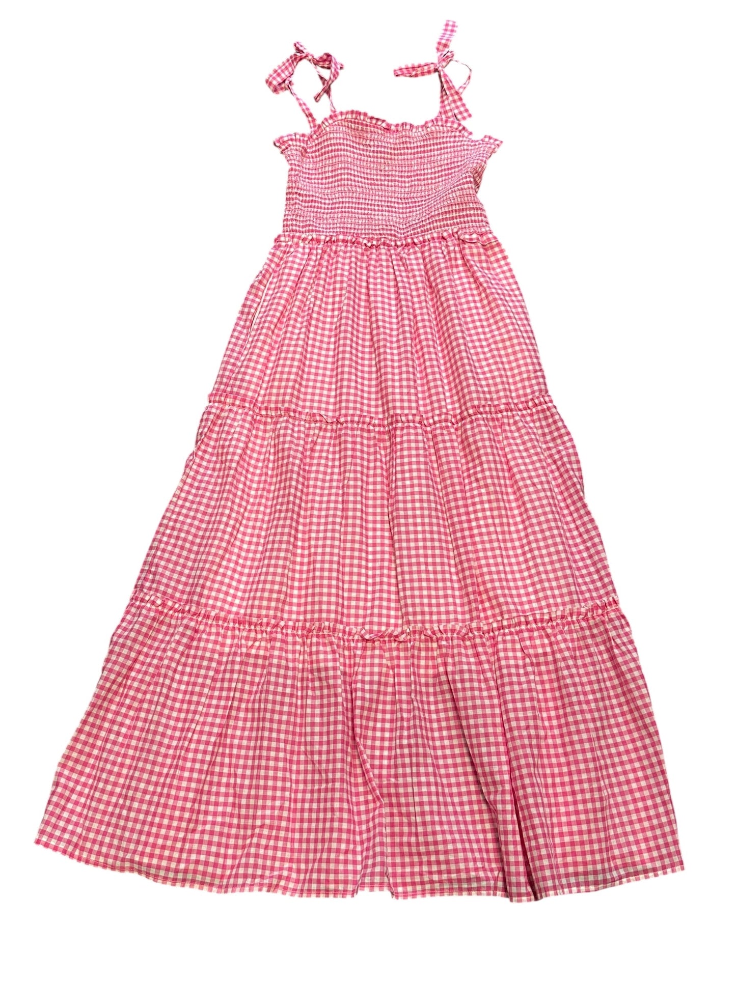 Dress Casual Maxi By Draper James Rsvp In Checkered Pattern, Size:S