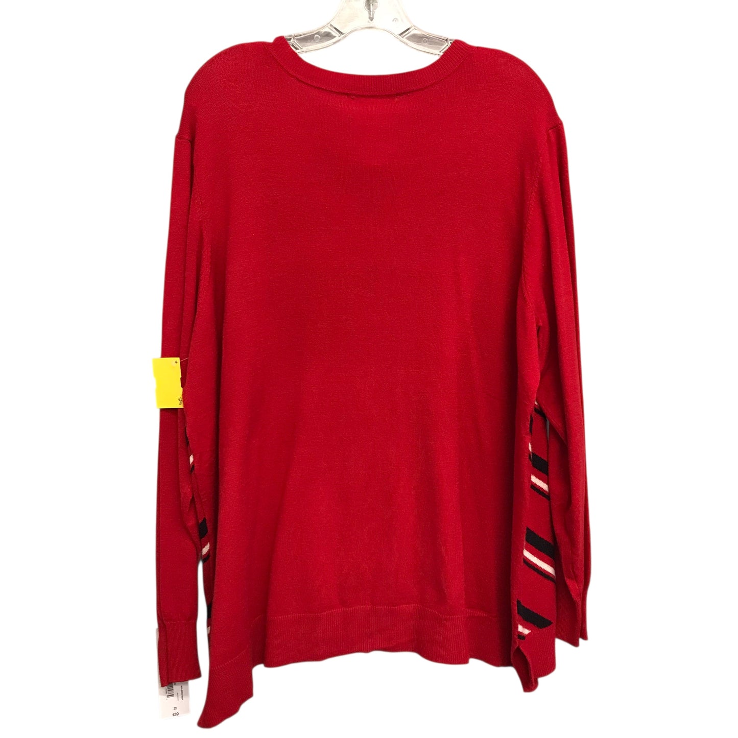 Sweater By Liz Claiborne In Red, Size:2X