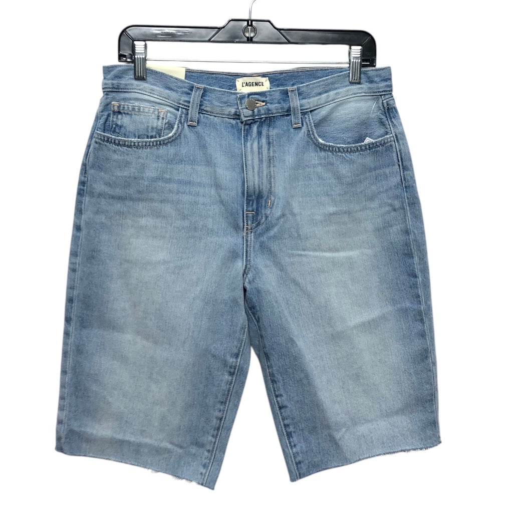 Shorts By L Agence In Blue Denim, Size:6