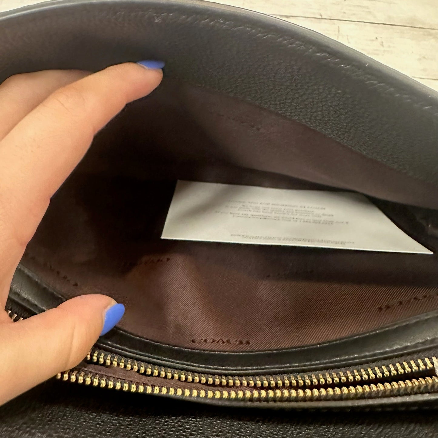 Handbag Designer By Coach, Size: Medium