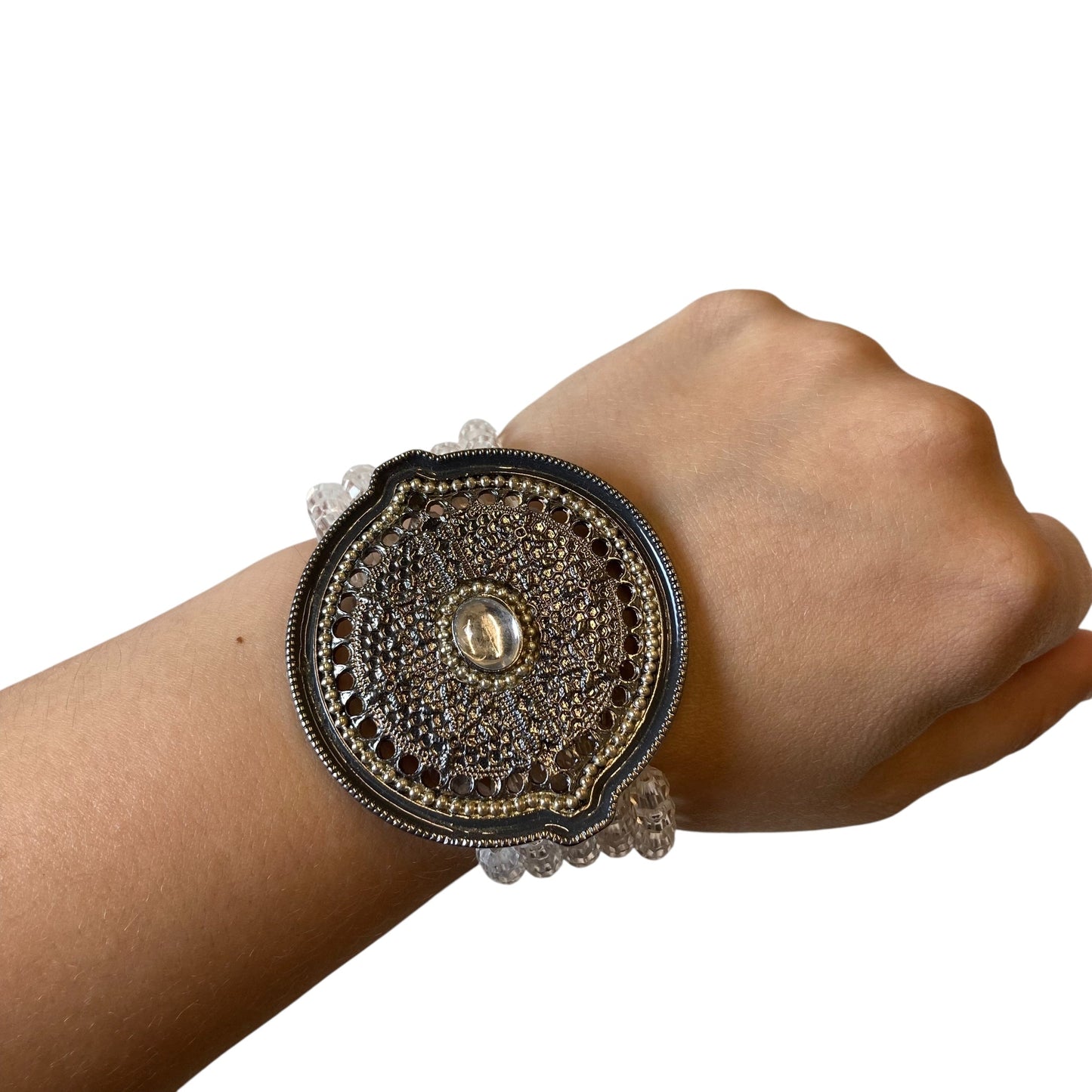 Bracelet Beaded By Charming Charlie In Clear