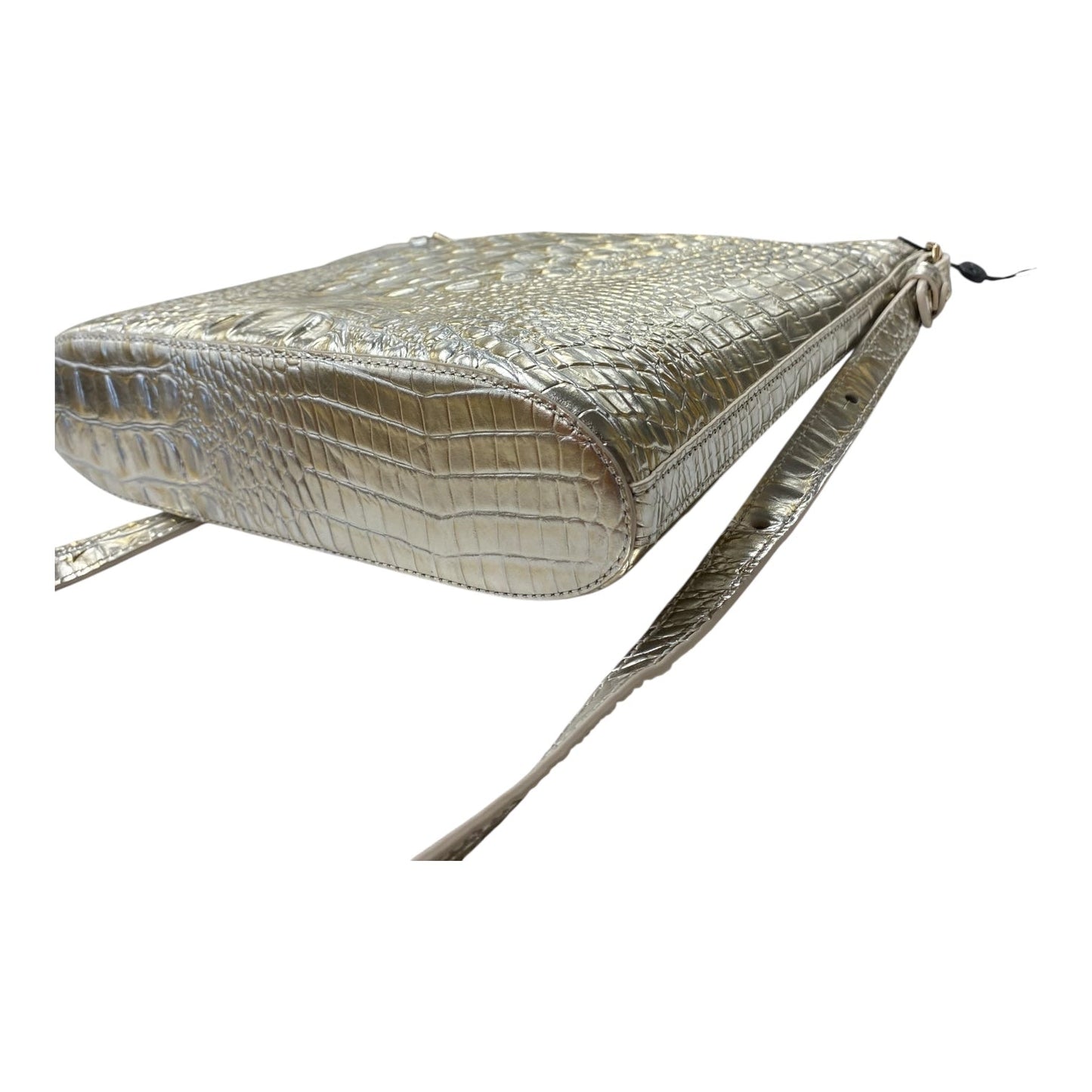 Crossbody By Brahmin In silver, Size:Medium