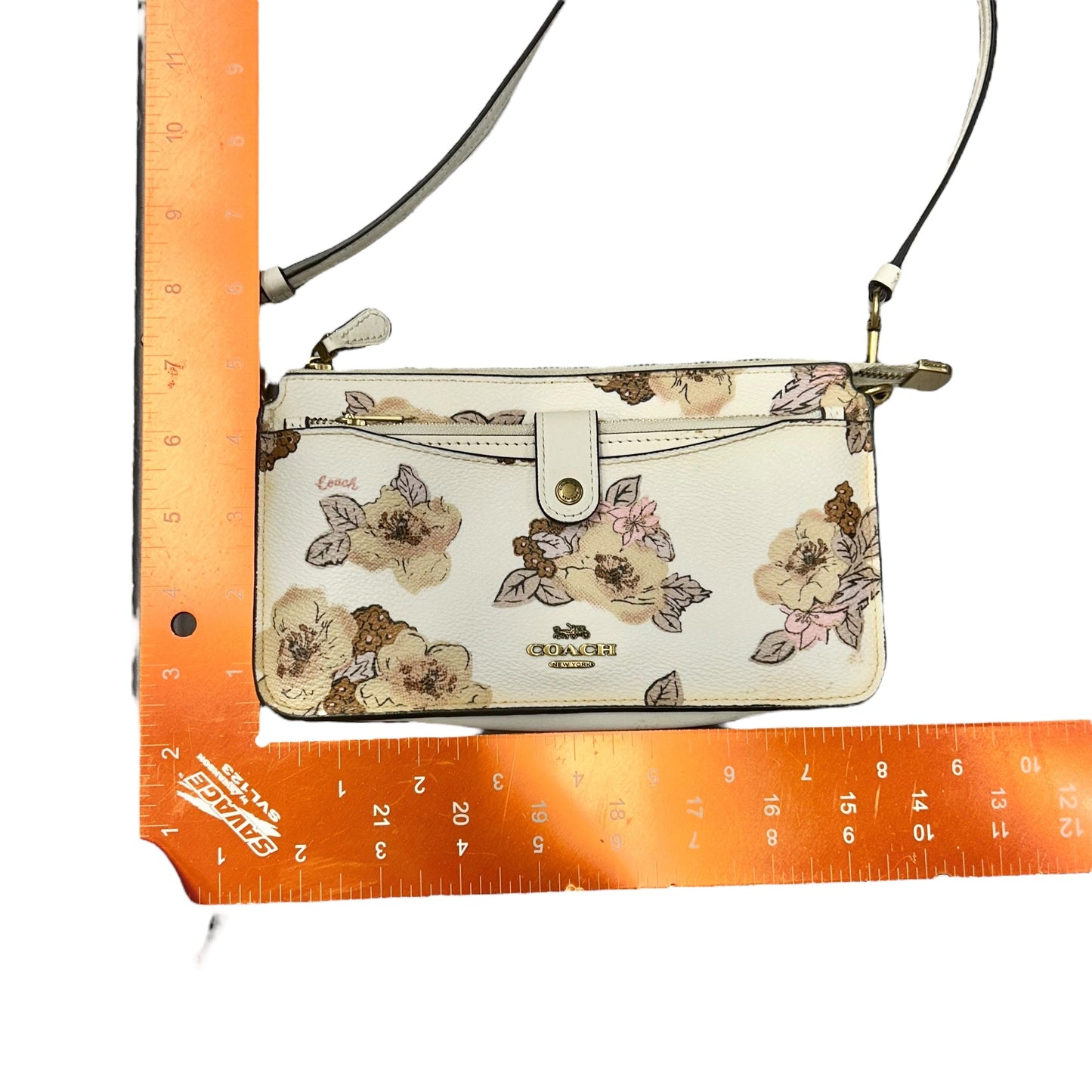 Crossbody Designer By Coach, Size: Small