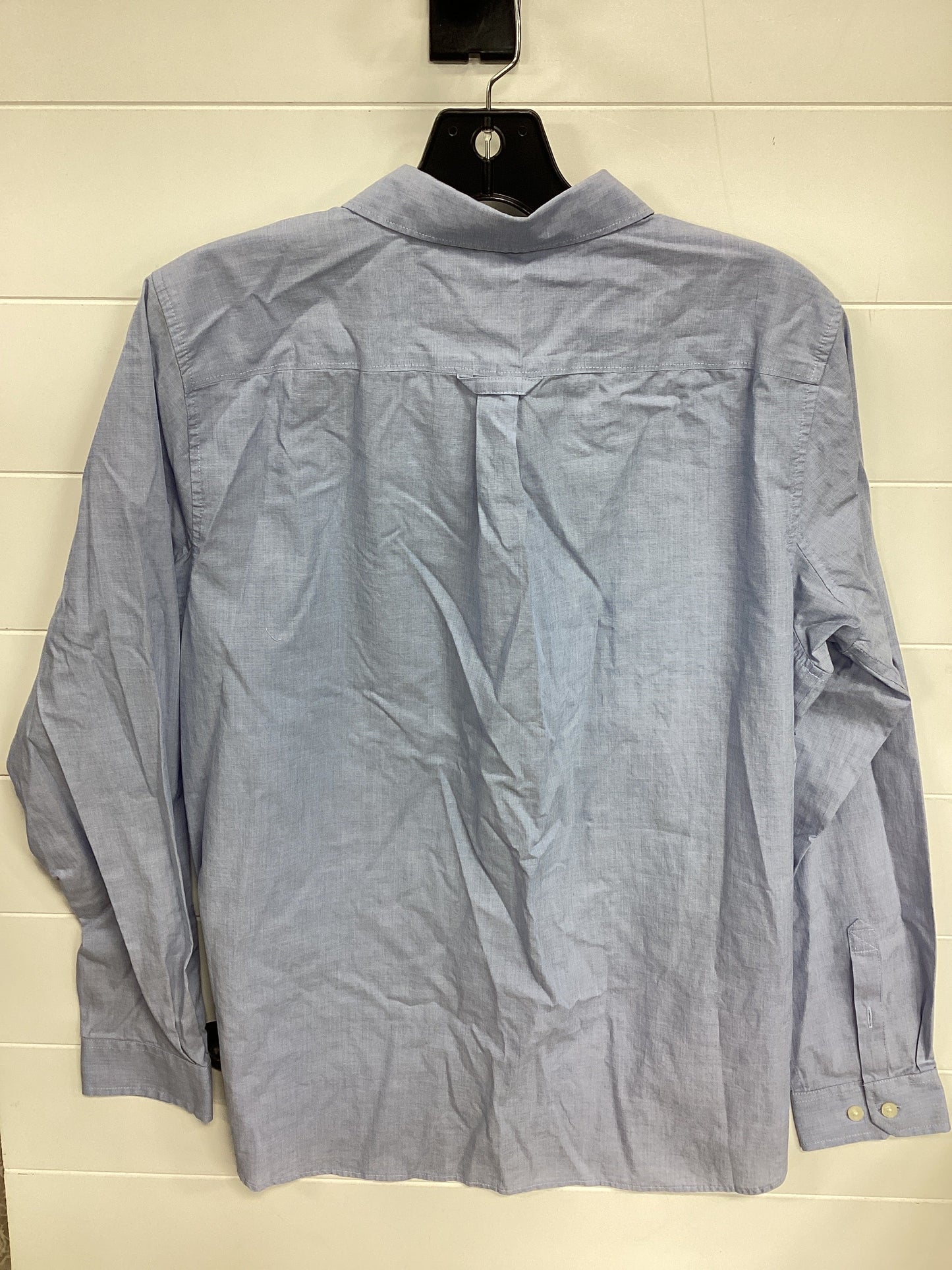 Blouse Ls By Duluth Trading In Blue, Size:L