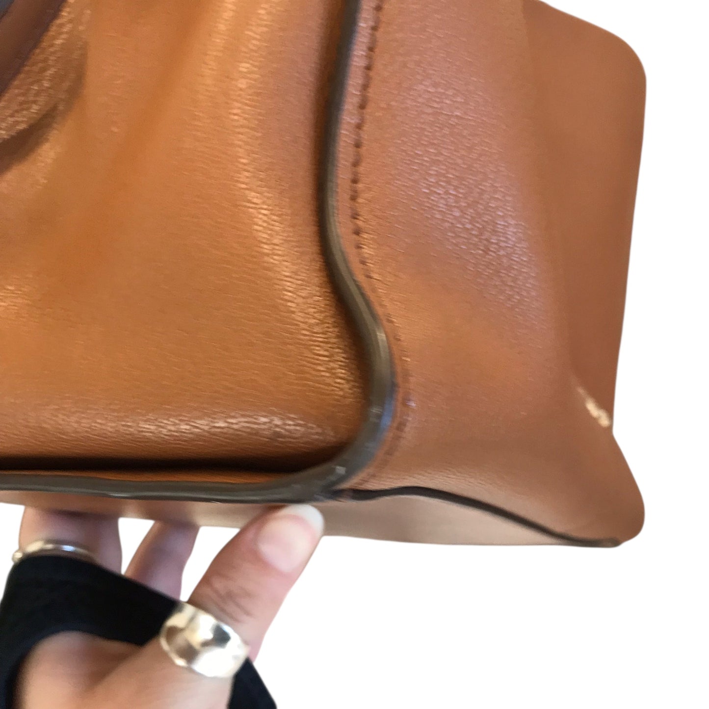 Handbag Designer By Michael Kors In Brown, Size:Medium