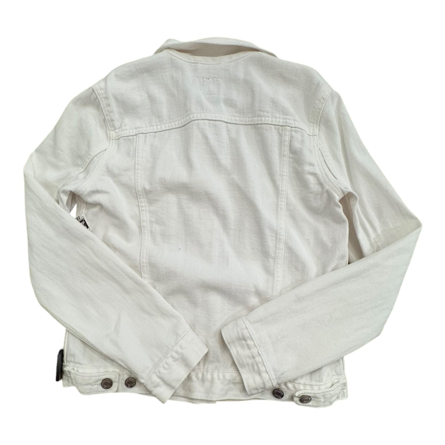 Jacket Denim By Gap In White Denim, Size:S