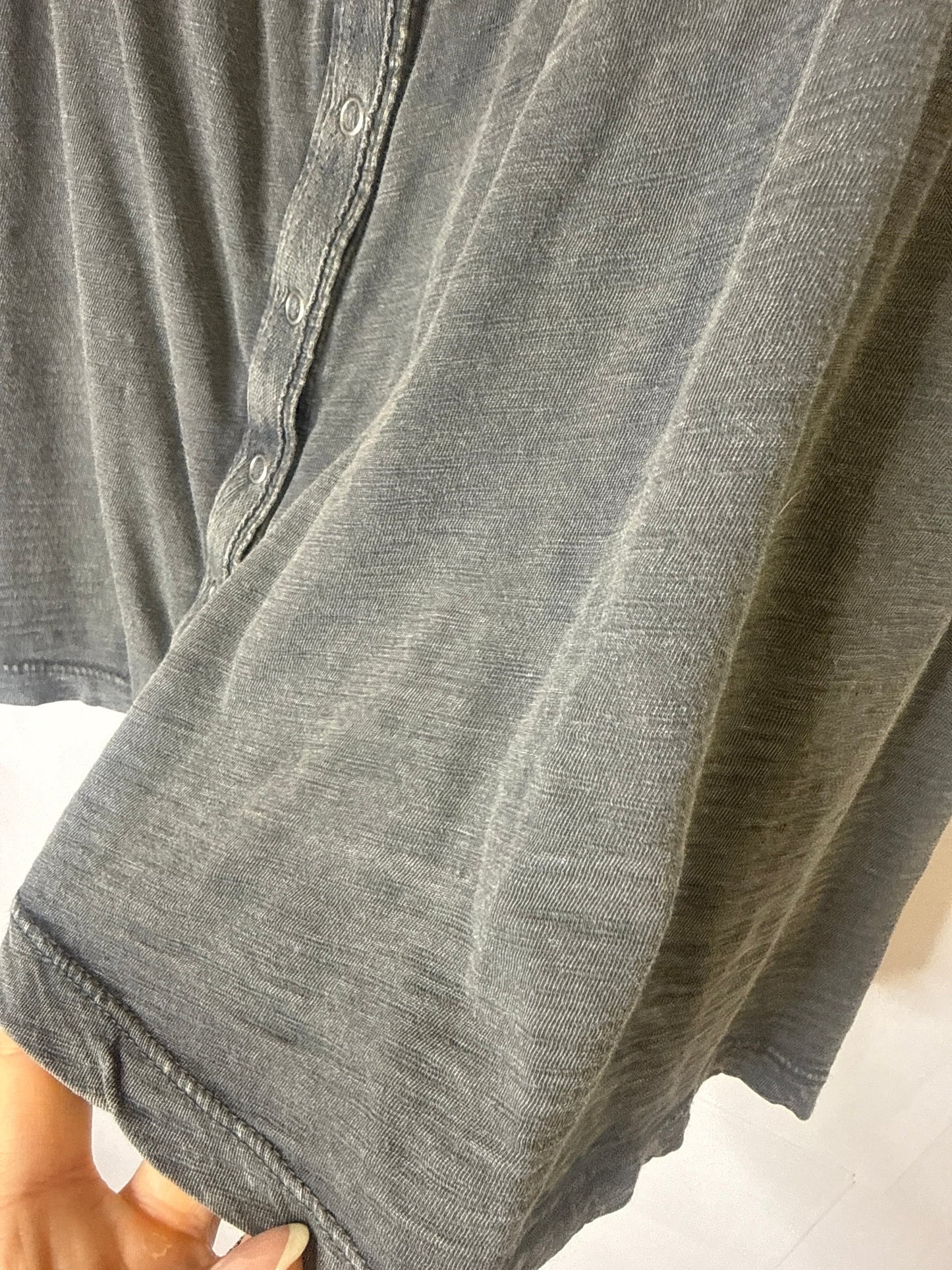 Top Sleeveless By Lucky Brand In Grey, Size: Xxl