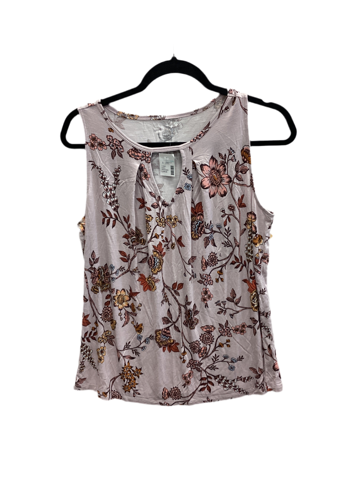 Top Sleeveless By Maurices In Pink, Size:L