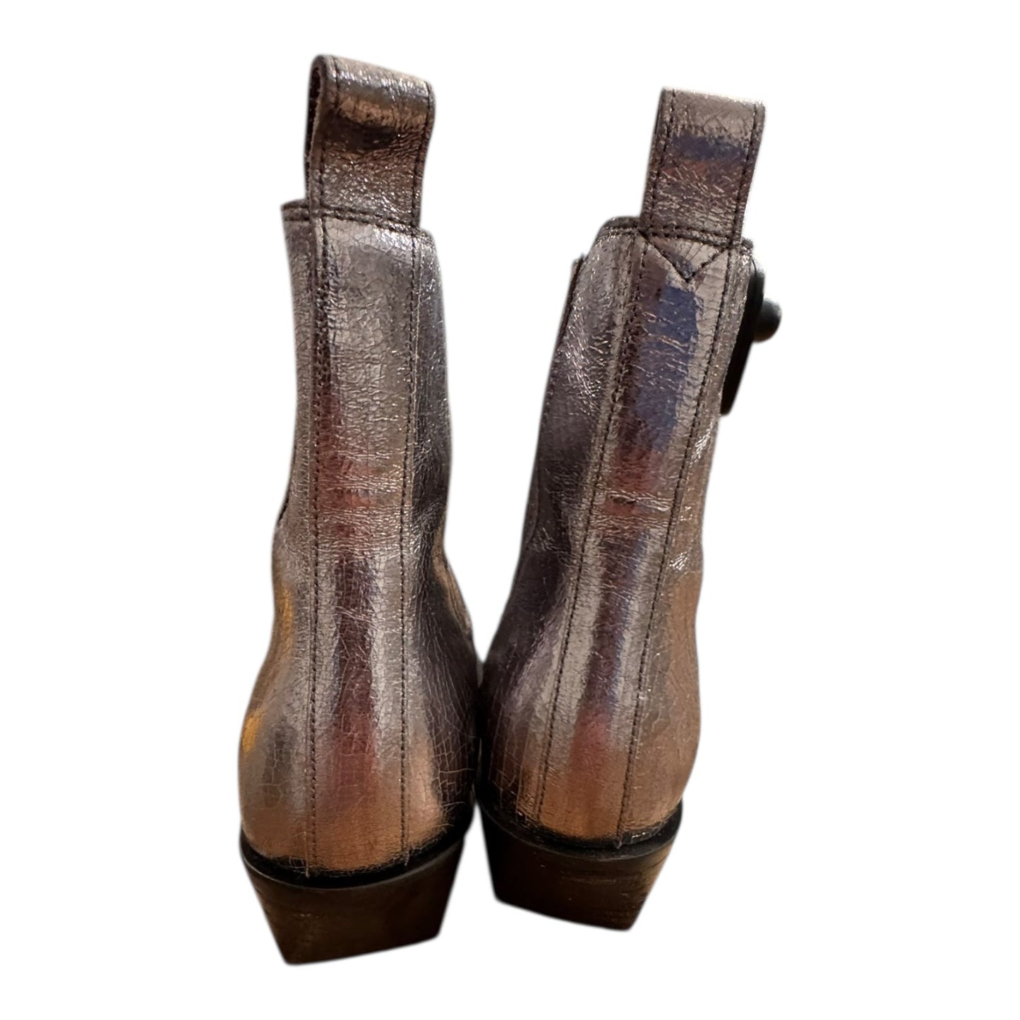 Boots Ankle Heels By Seychelles In Silver, Size:8.5